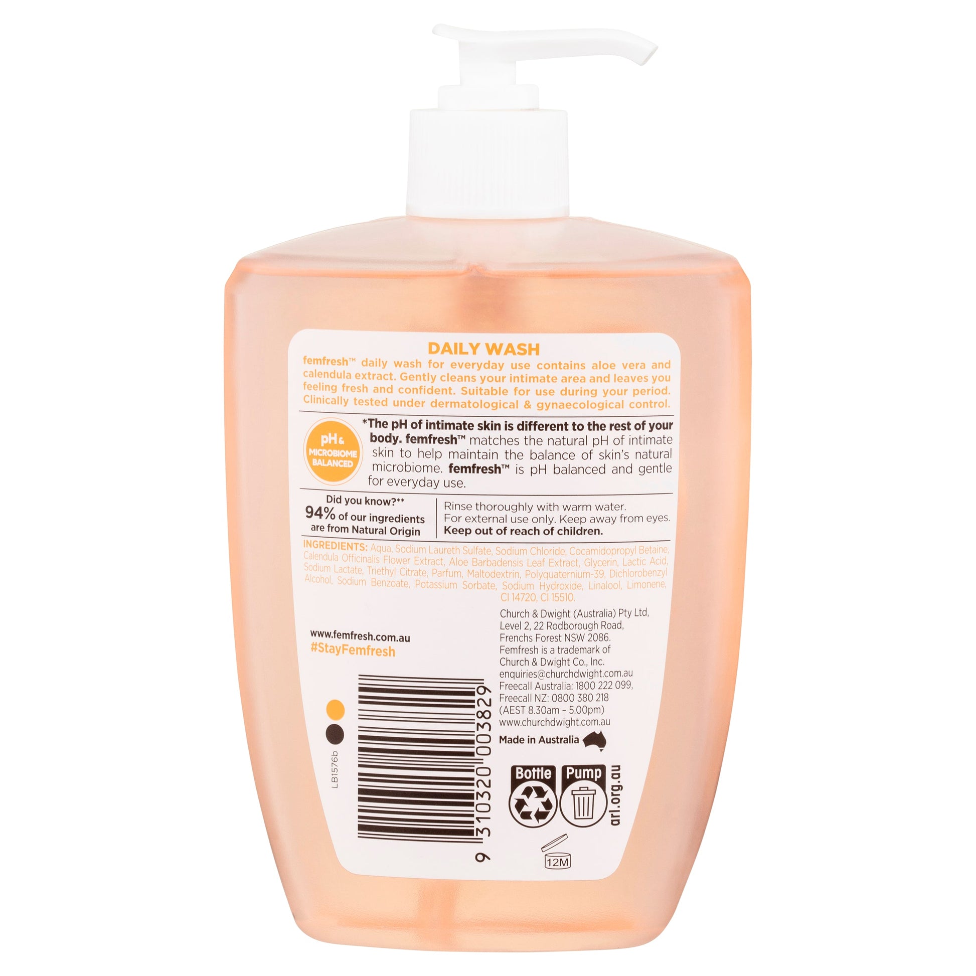 Femfresh Daily Intimate Wash 600mL - Cutprice Online
