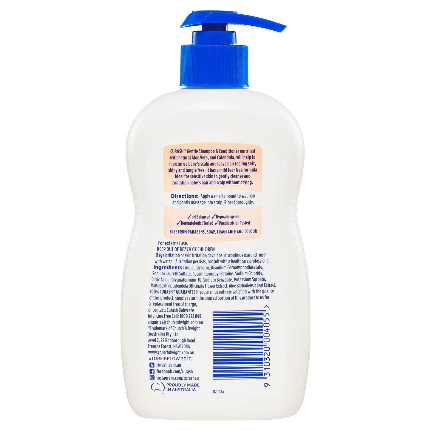 Curash Gentle Babycare Shampoo & Conditioner 400ml - Cutprice Online