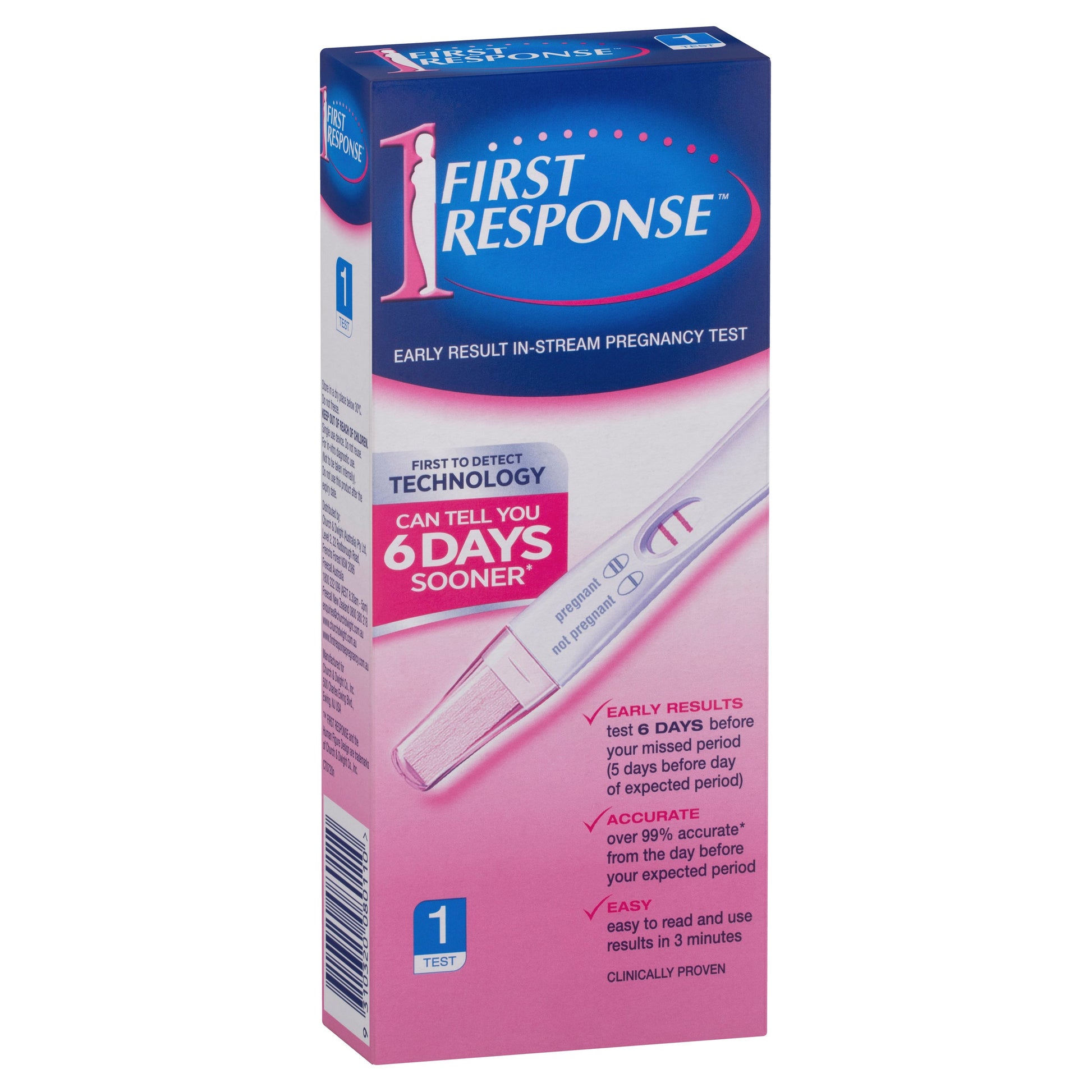 First Response Instream Preganancy Test 1 Test - Cutprice Online