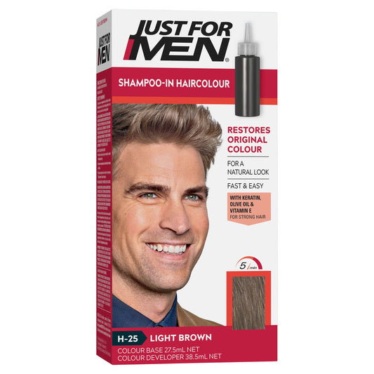 Just for Men Hair Colour Natural Light Brown - Cutprice Online