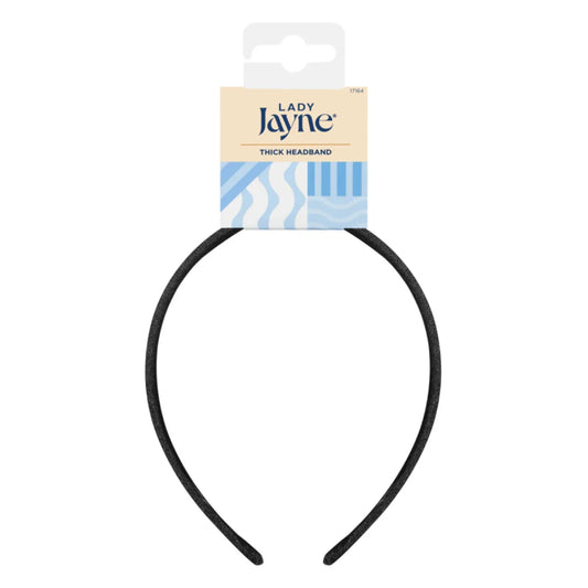 Lady Jayne Thick Satin Headband 1 Pack Assorted
