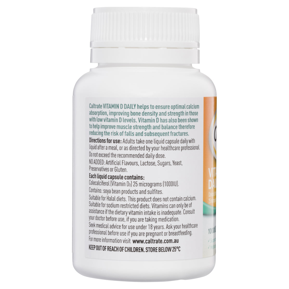 Caltrate Vitamin D 1000IU 180 Capsules - Cutprice Online