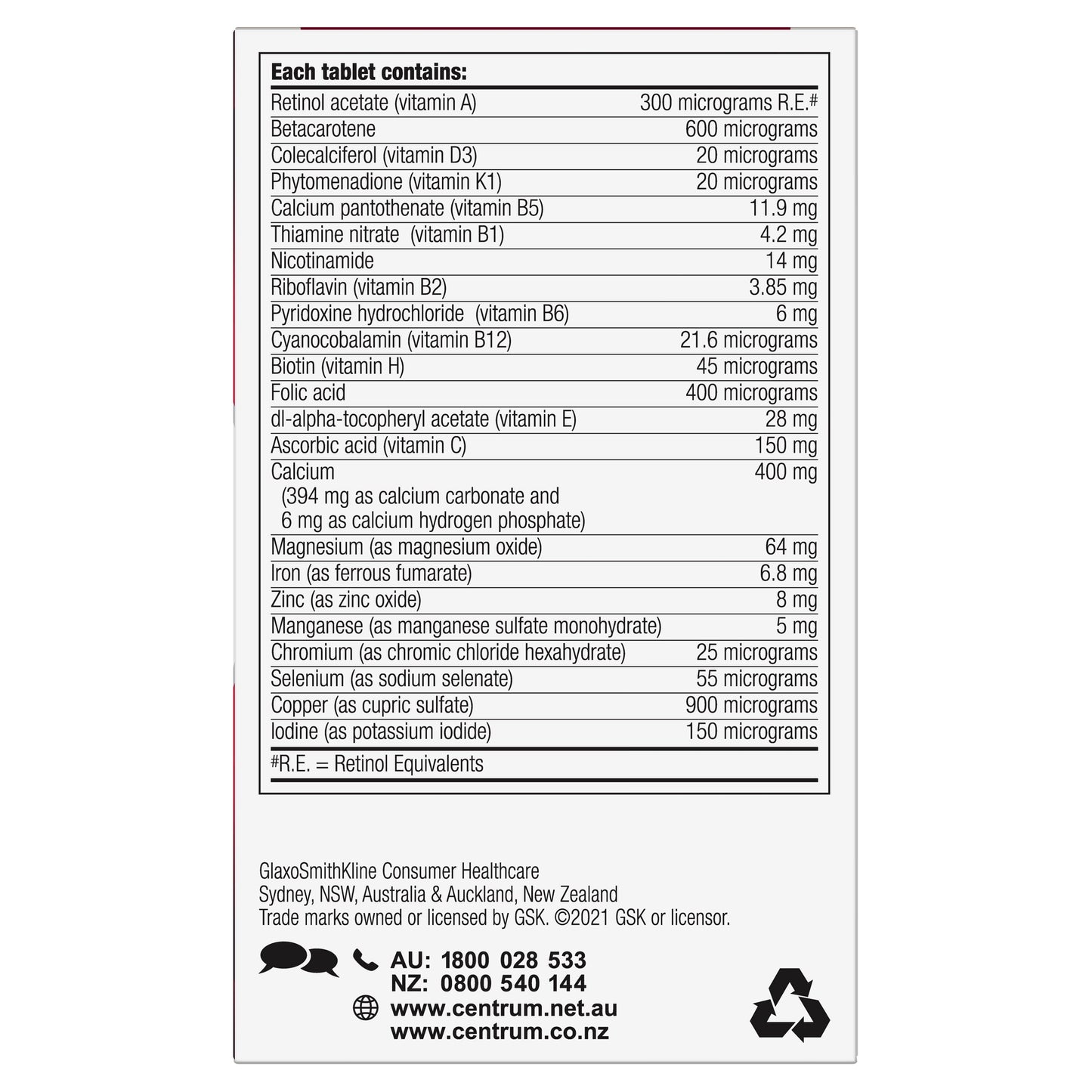 Centrum for Women 60 Tablets - Cutprice Online