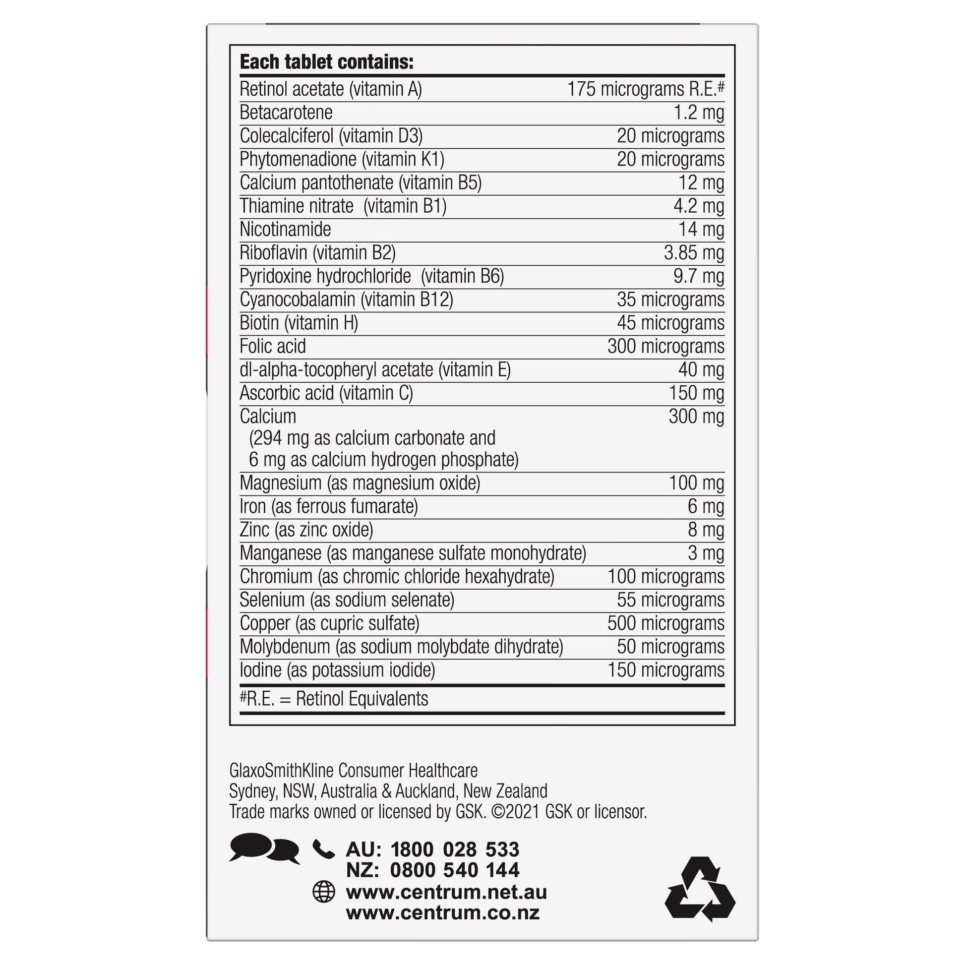 Centrum for Women 50+ 60 Tablets - Cutprice Online