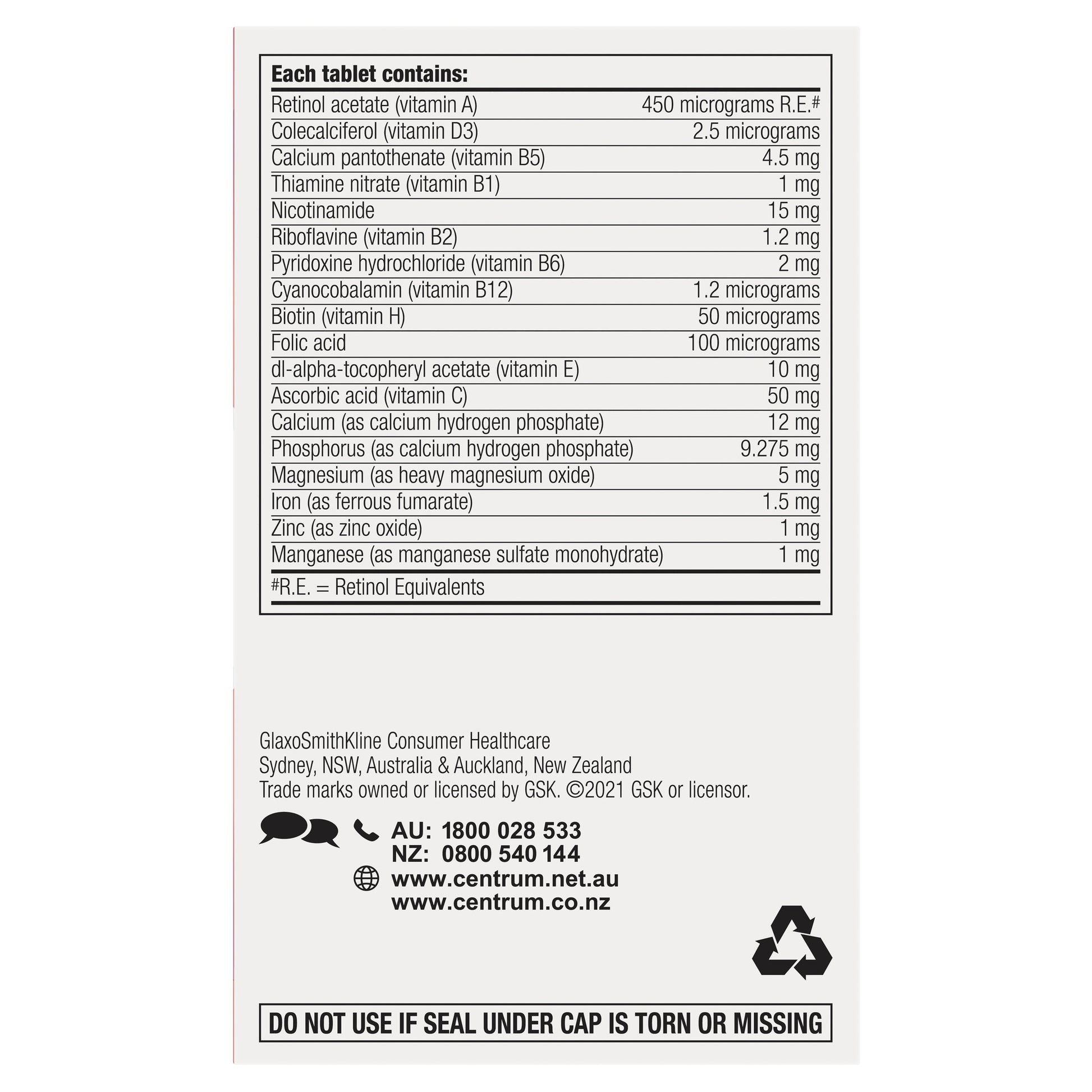 Centrum Kids Multi Vitamin 60 Strawberry Tablets - Cutprice Online