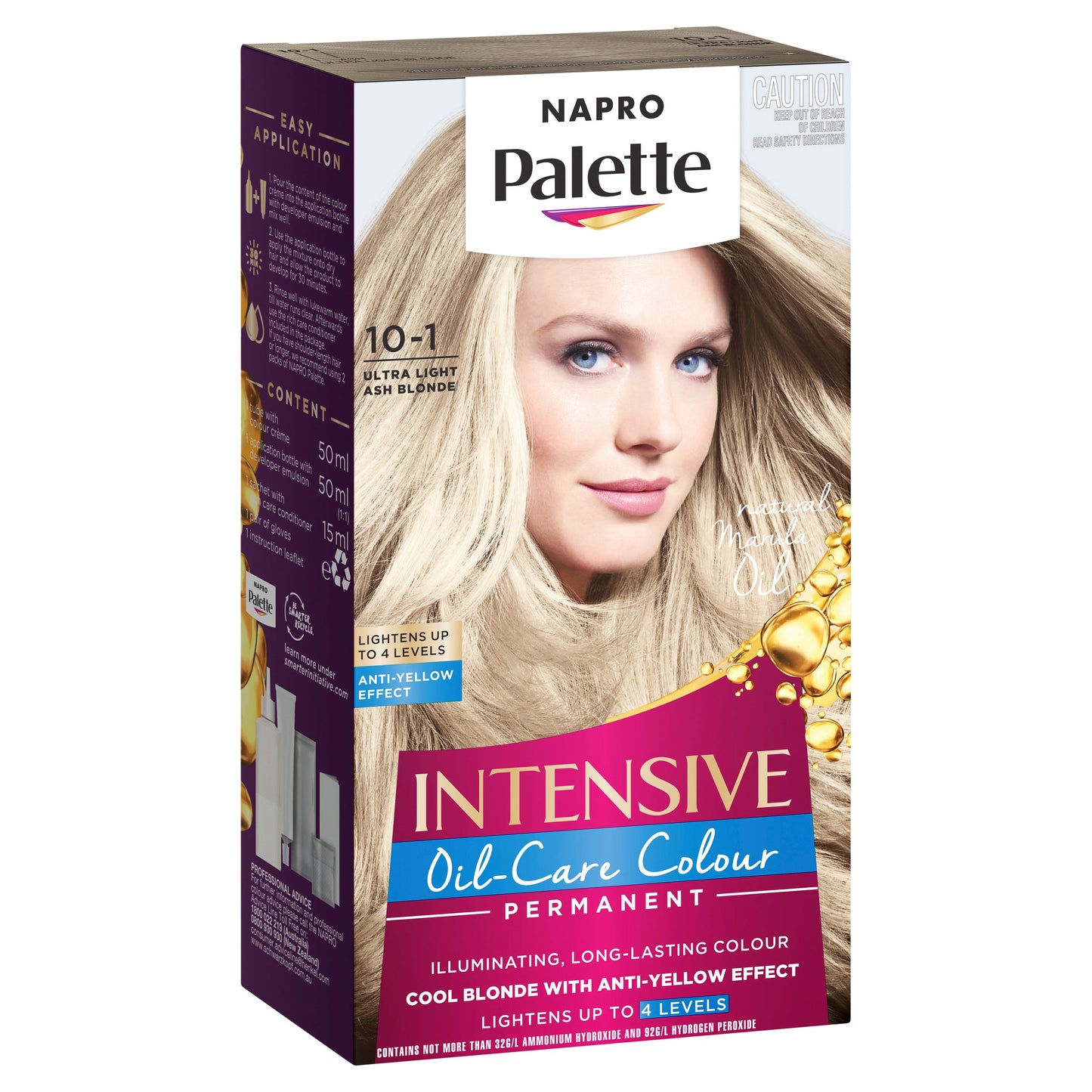 Napro Palette Hair Colour 10-1 Ultra Light Ash Blonde - Cutprice Online