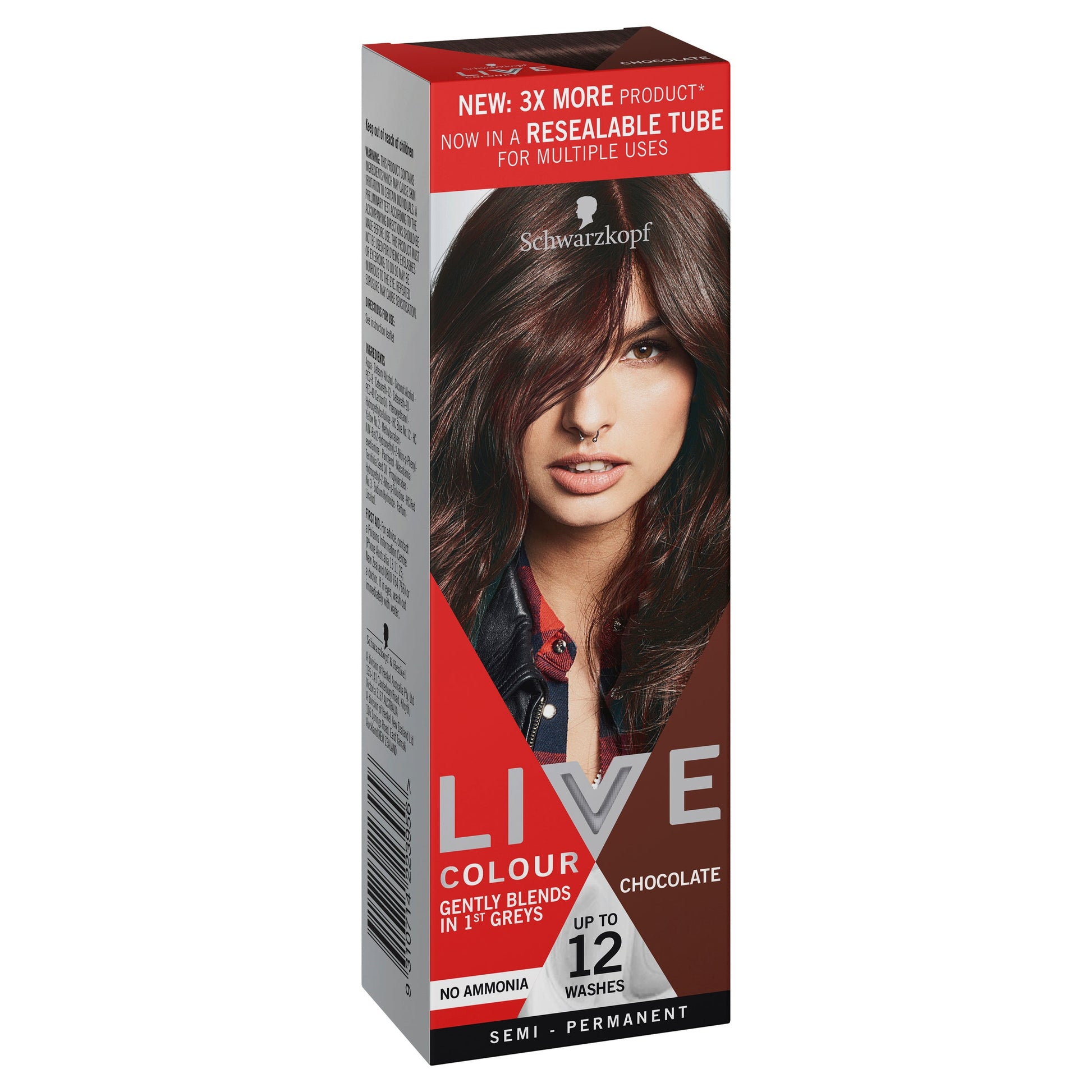 Schwarzkopf Live Colour Chocolate 75mL - Cutprice Online