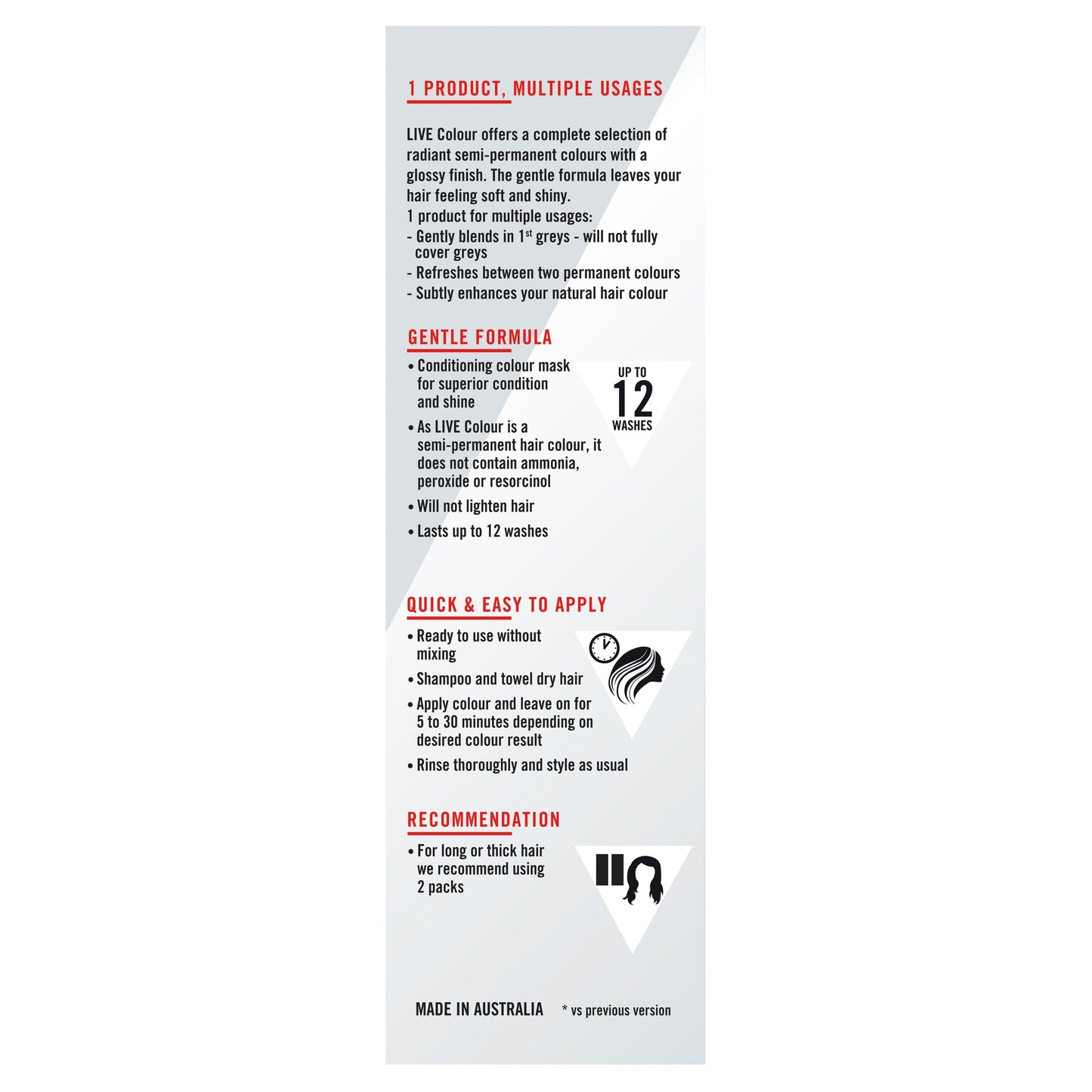 Schwarzkopf Live Colour Red Embers 75mL - Cutprice Online