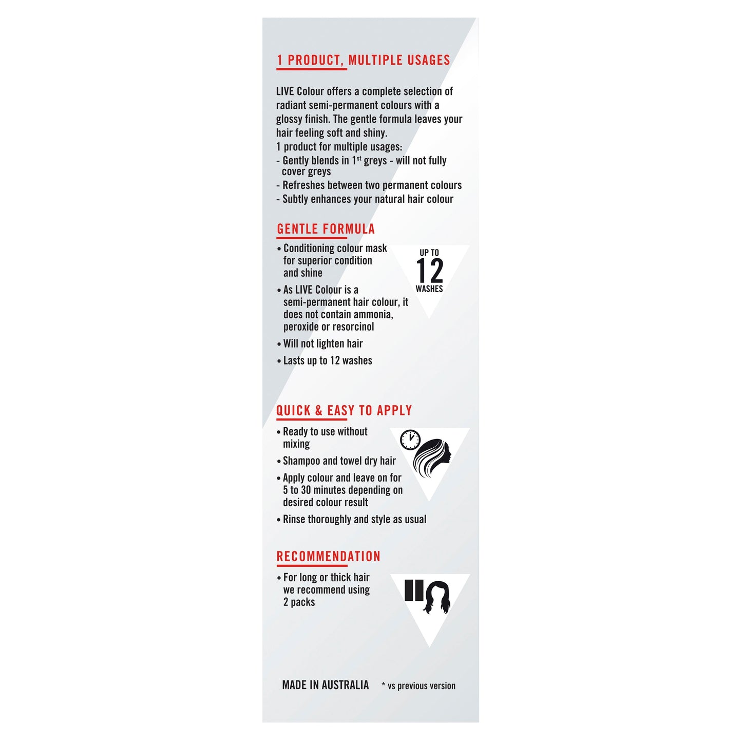 Schwarzkopf Live Colour Rich Burgundy 75mL - Cutprice Online