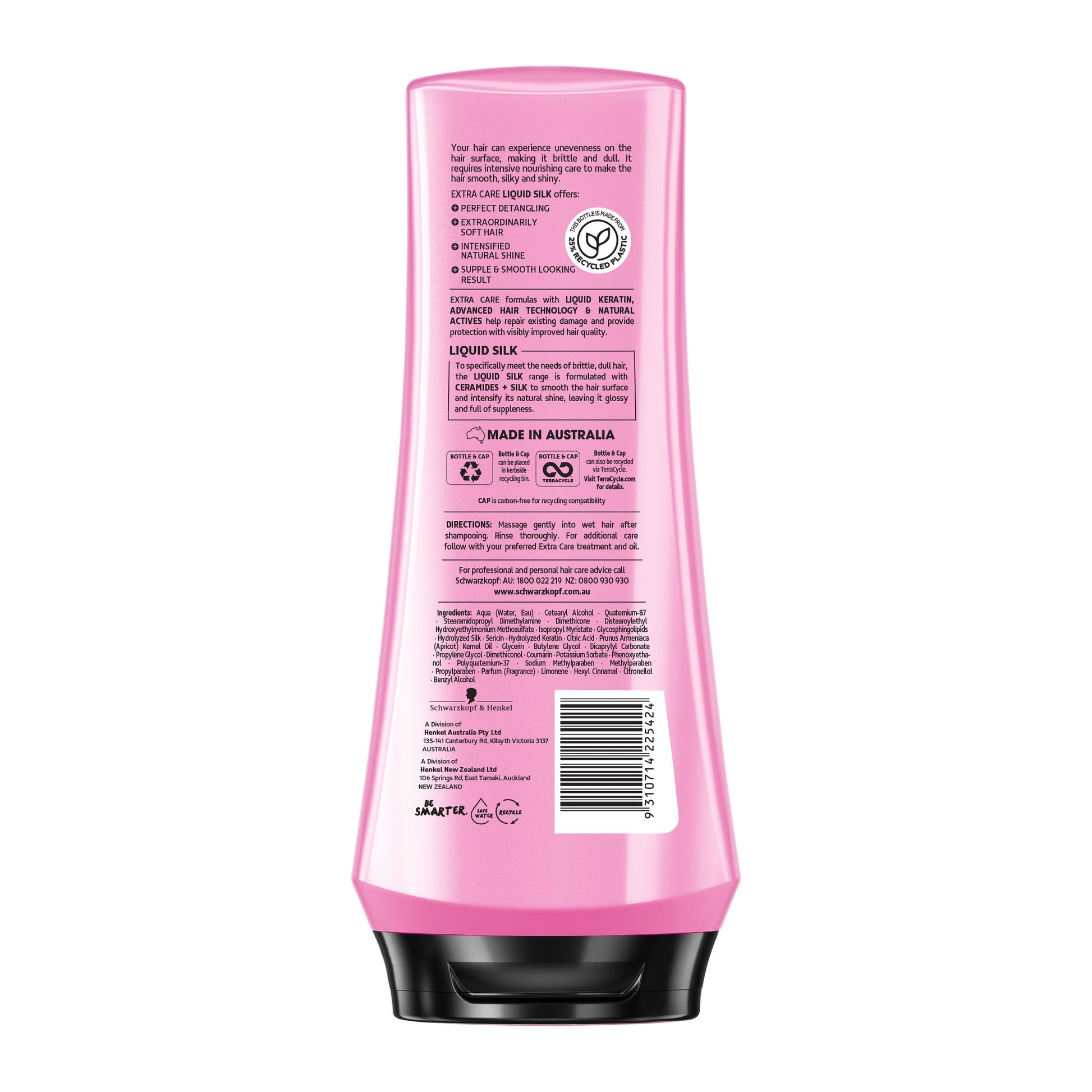 Schwarzkopf Extra Care Conditioner Liquid Silk 400ml - Cutprice Online