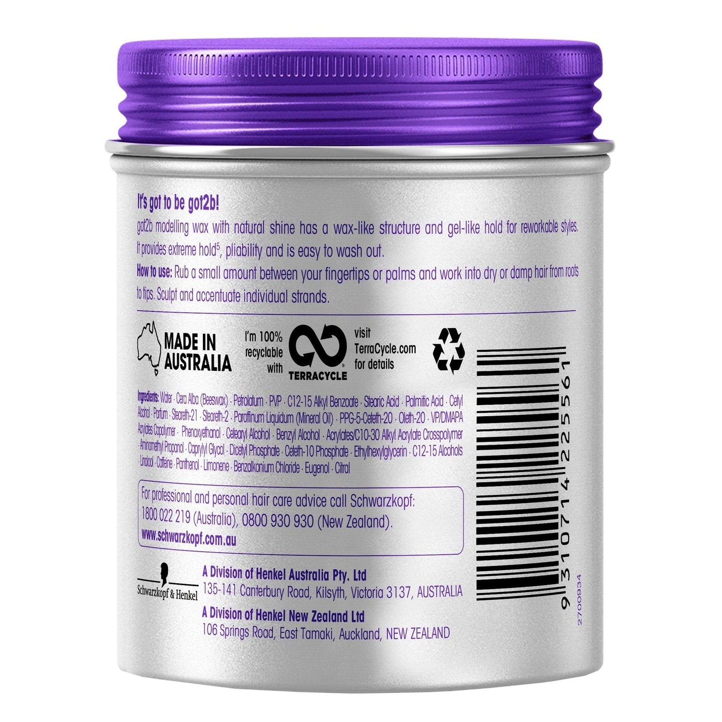 Schwarzkopf Got2b Modelling Wax 100ml - Cutprice Online