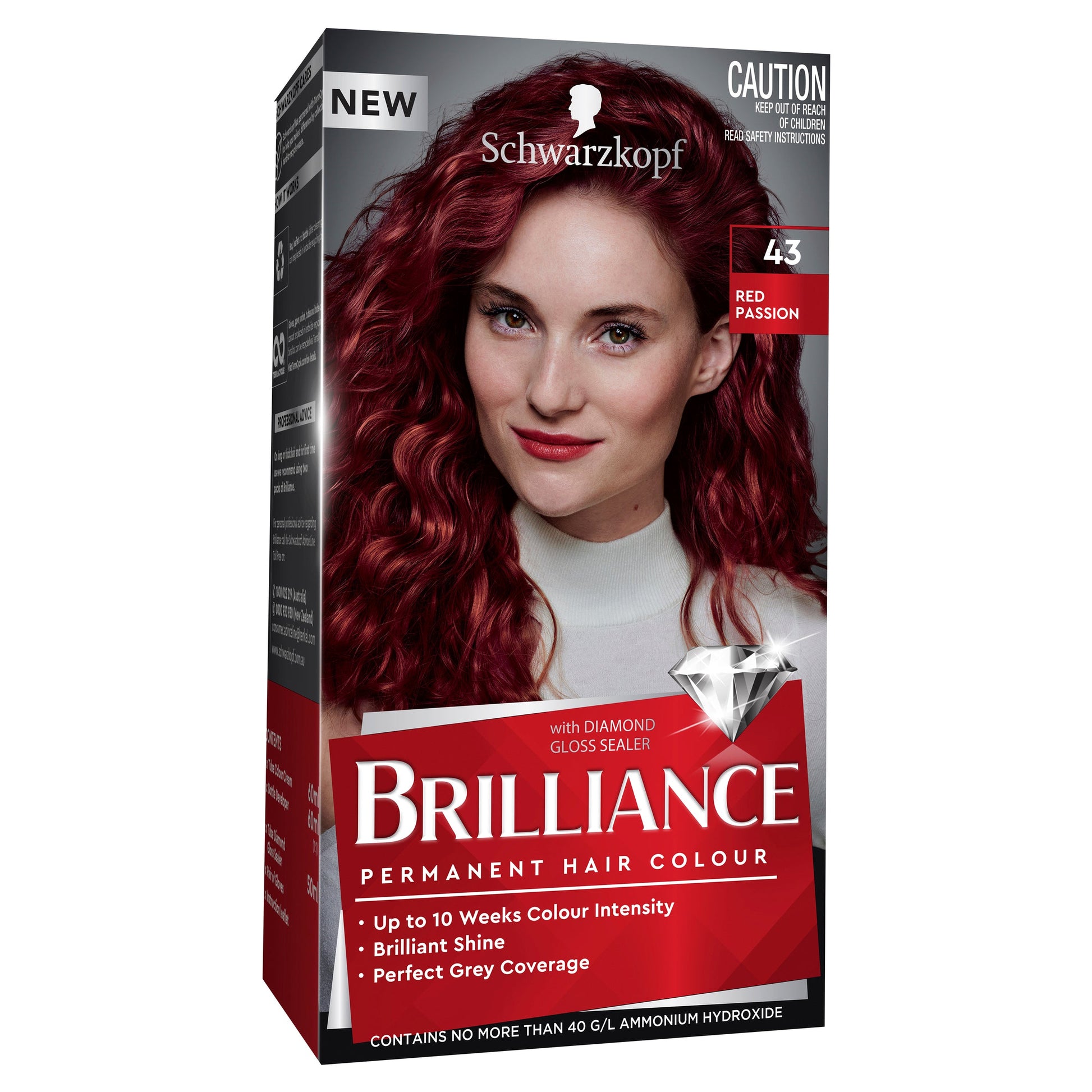 Schwarzkopf Brilliance 43 Red Passion - Cutprice Online