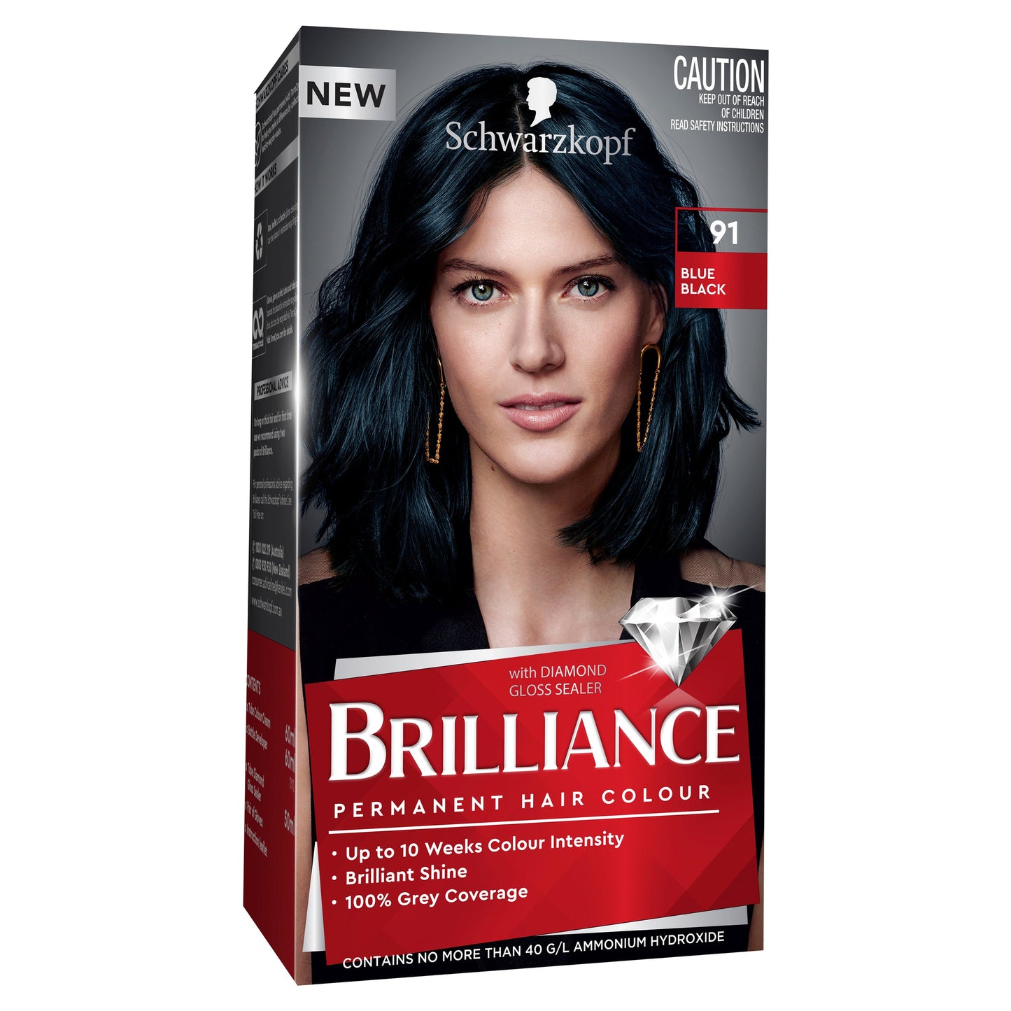 Schwarzkopf Brilliance 91 Blue Black - Cutprice Online
