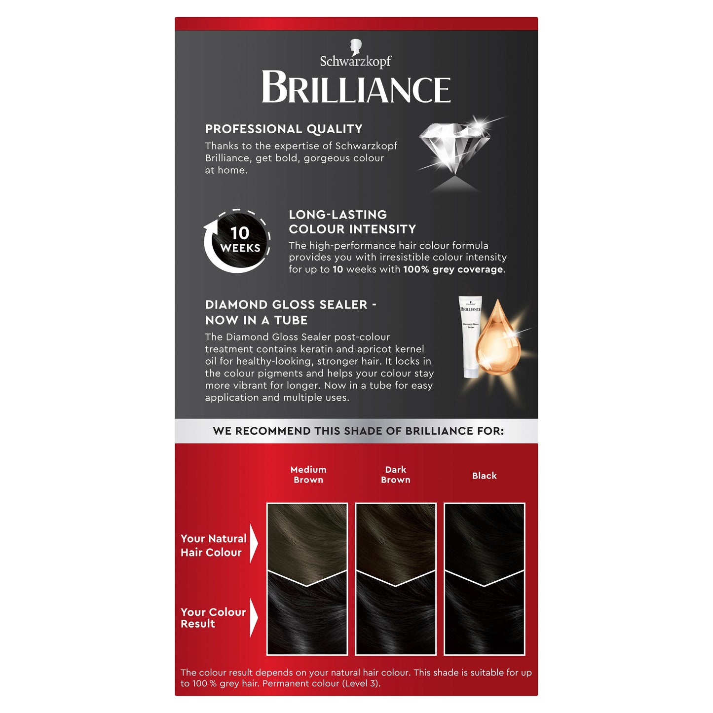 Schwarzkopf Live Brilliance 90 Black Hair Colour - Cutprice Online