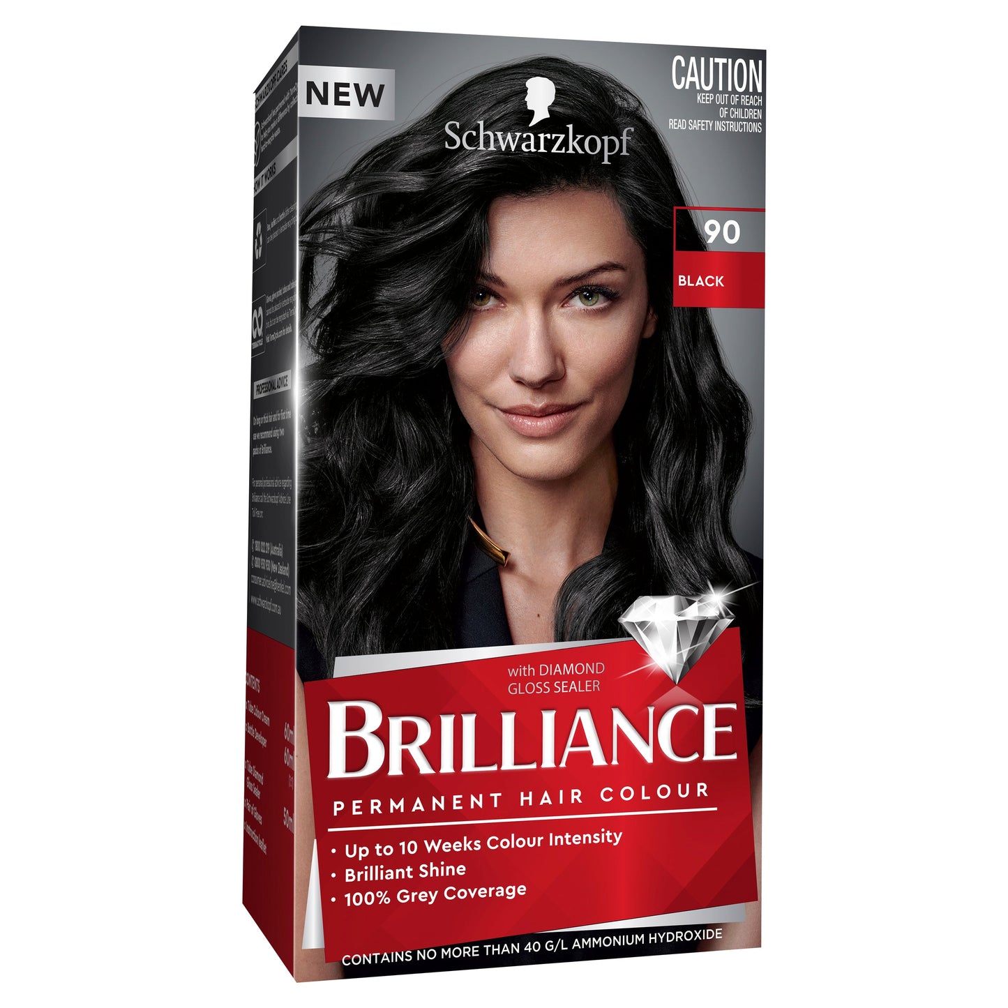 Schwarzkopf Live Brilliance 90 Black Hair Colour - Cutprice Online