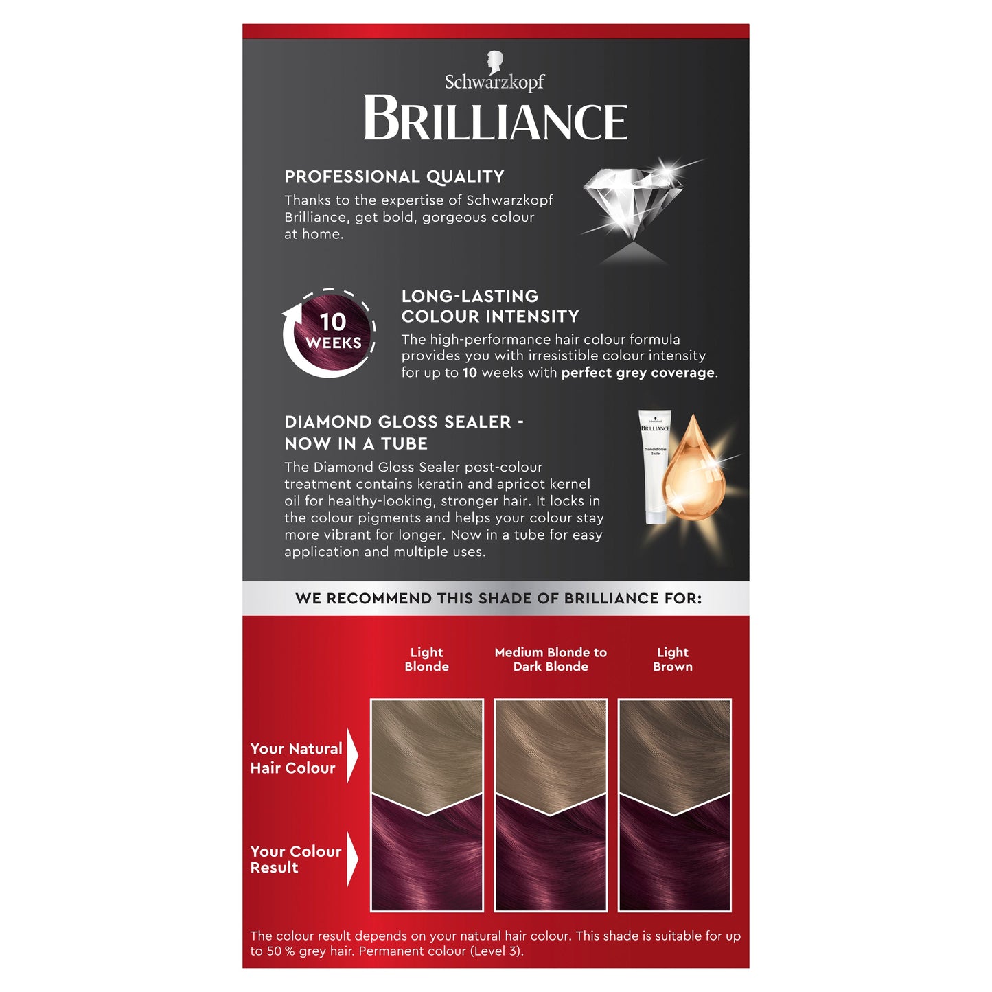 Schwarzkopf Brilliance 23 Burgundy Chic - Cutprice Online