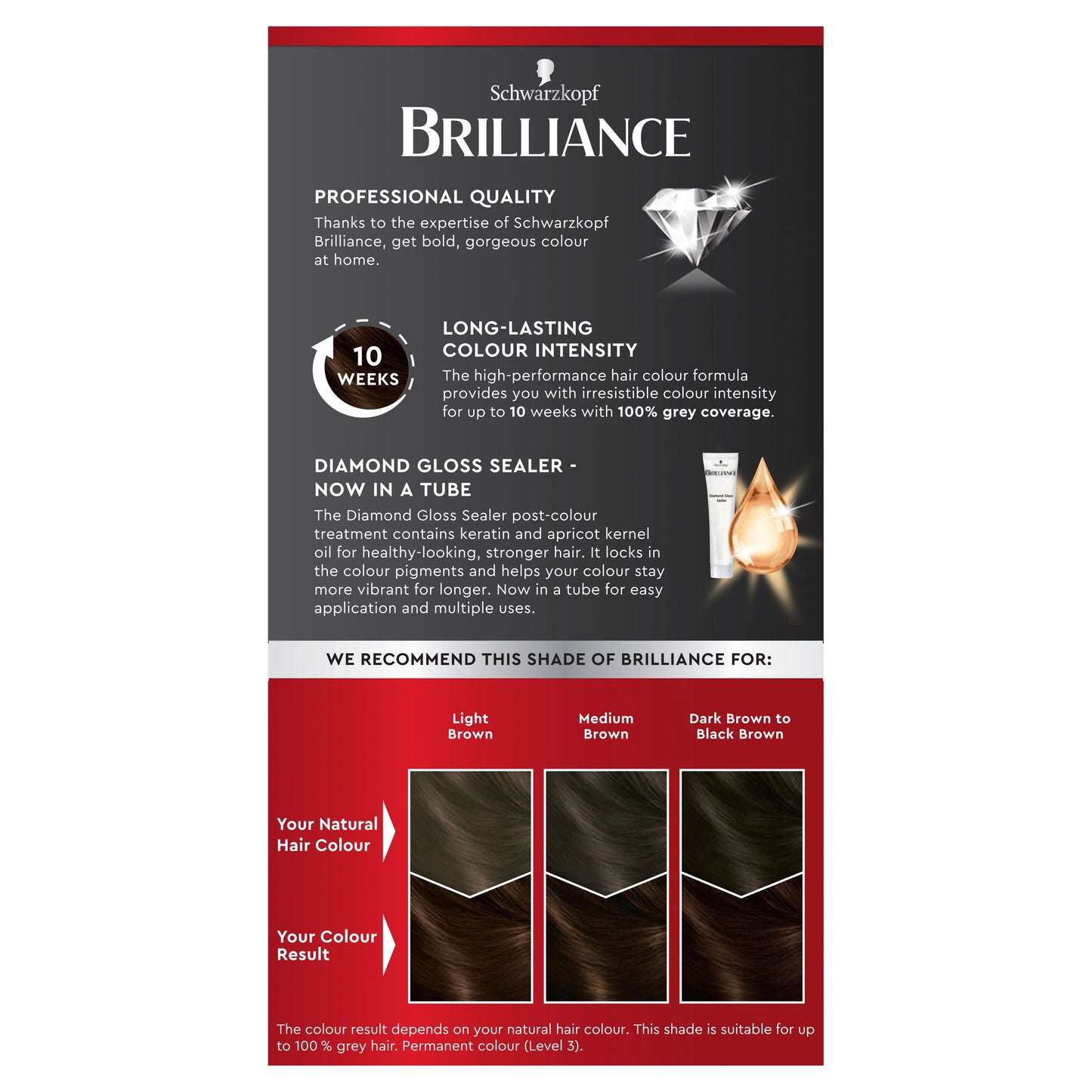 Schwarzkopf Brilliance 46 Coffee Brown - Cutprice Online