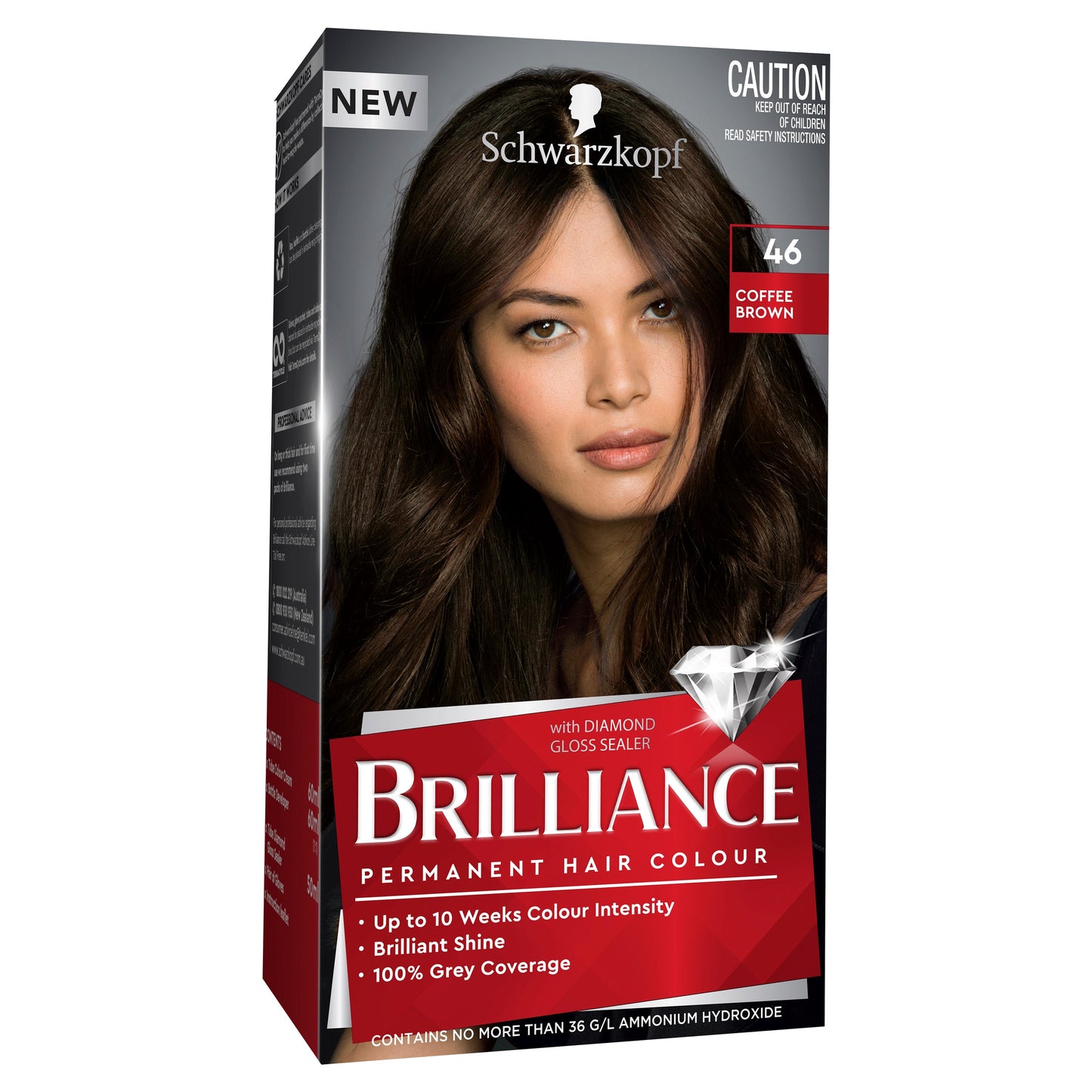 Schwarzkopf Brilliance 46 Coffee Brown - Cutprice Online