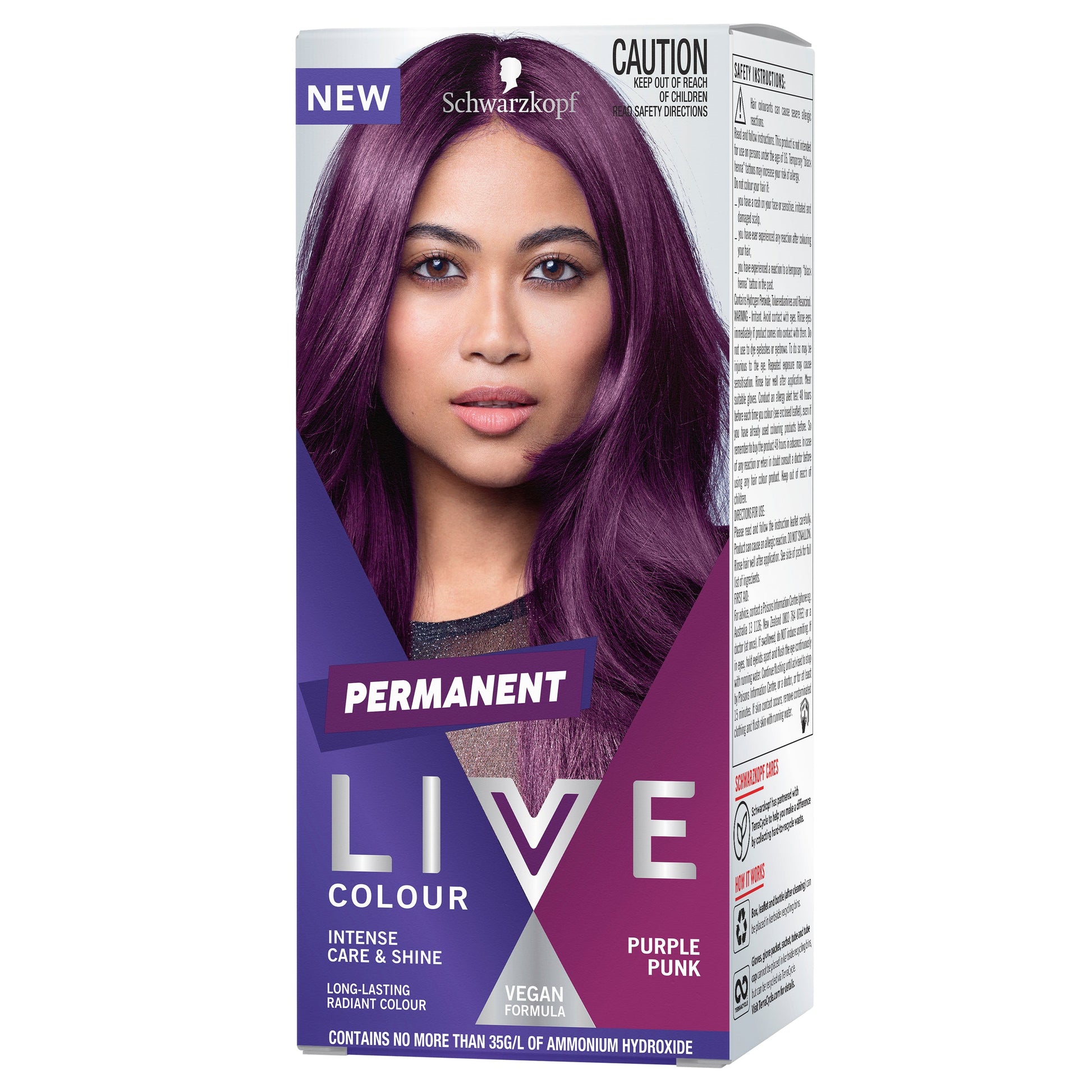 Schwarzkopf Live Colour Permanent Purple Punk - Cutprice Online
