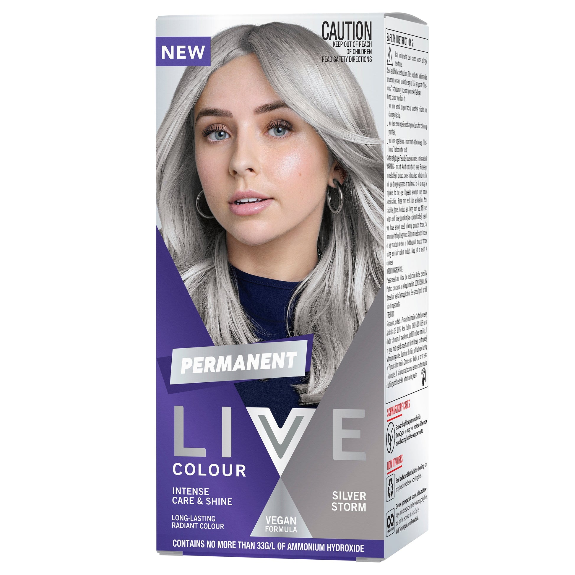 Schwarzkopf Live Colour Permanent Silver Storm - Cutprice Online
