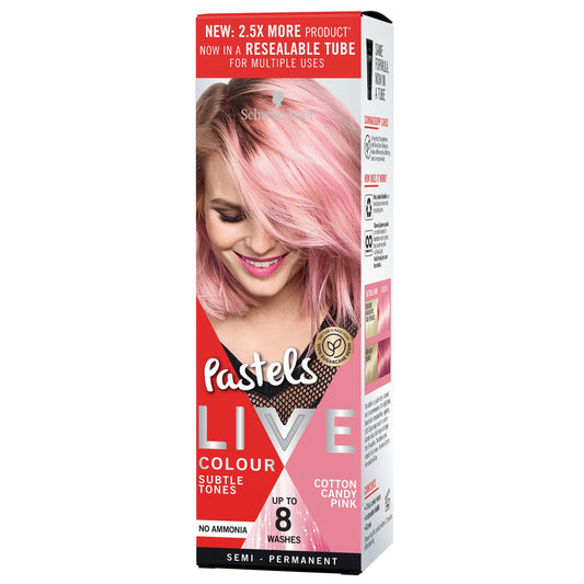 Schwarzkopf Live Colour Pastels Cotton Candy Pink - Cutprice Online