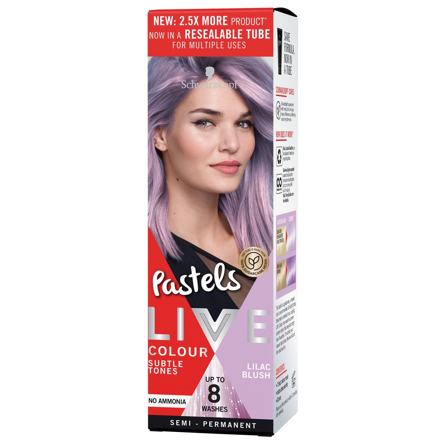 Schwarzkopf Live Colour Pastels Lilac Blush 75ml - Cutprice Online