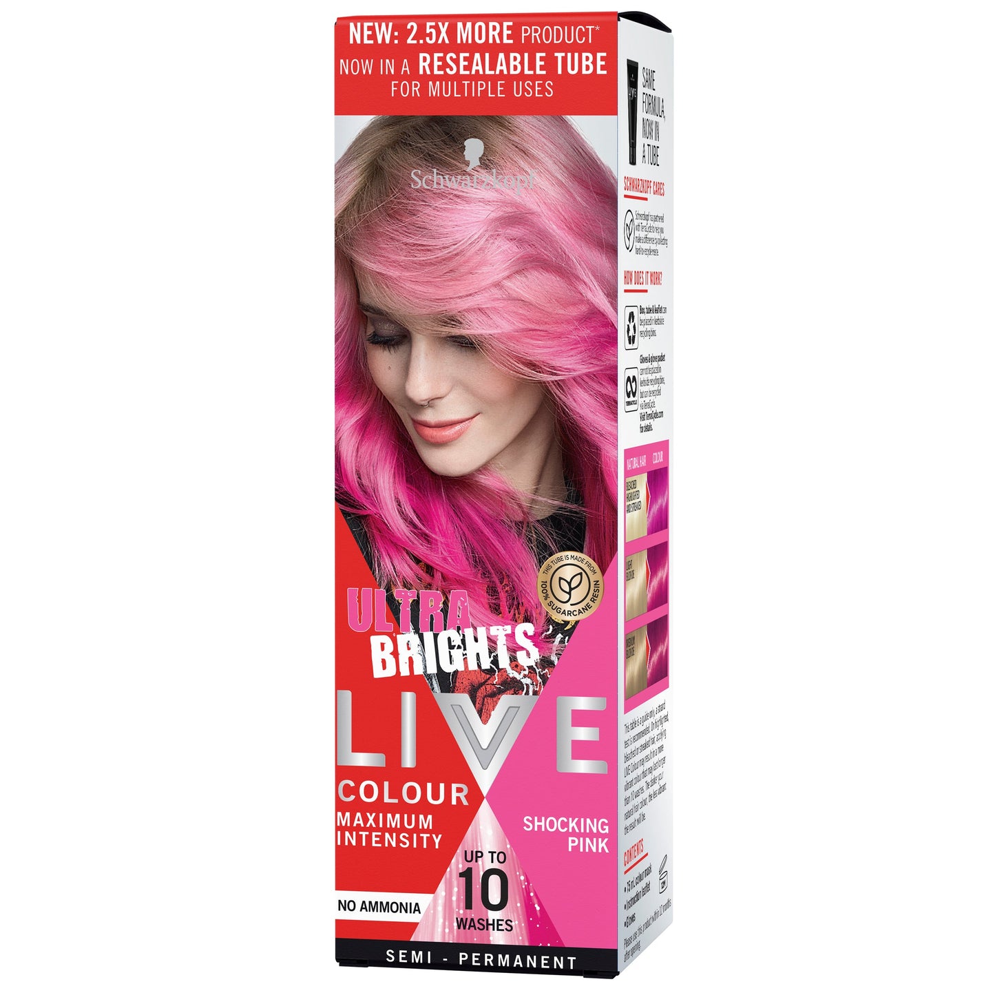 Schwarzkopf Live Colour Ultra Brights Shocking Pink 75ml - Cutprice Online