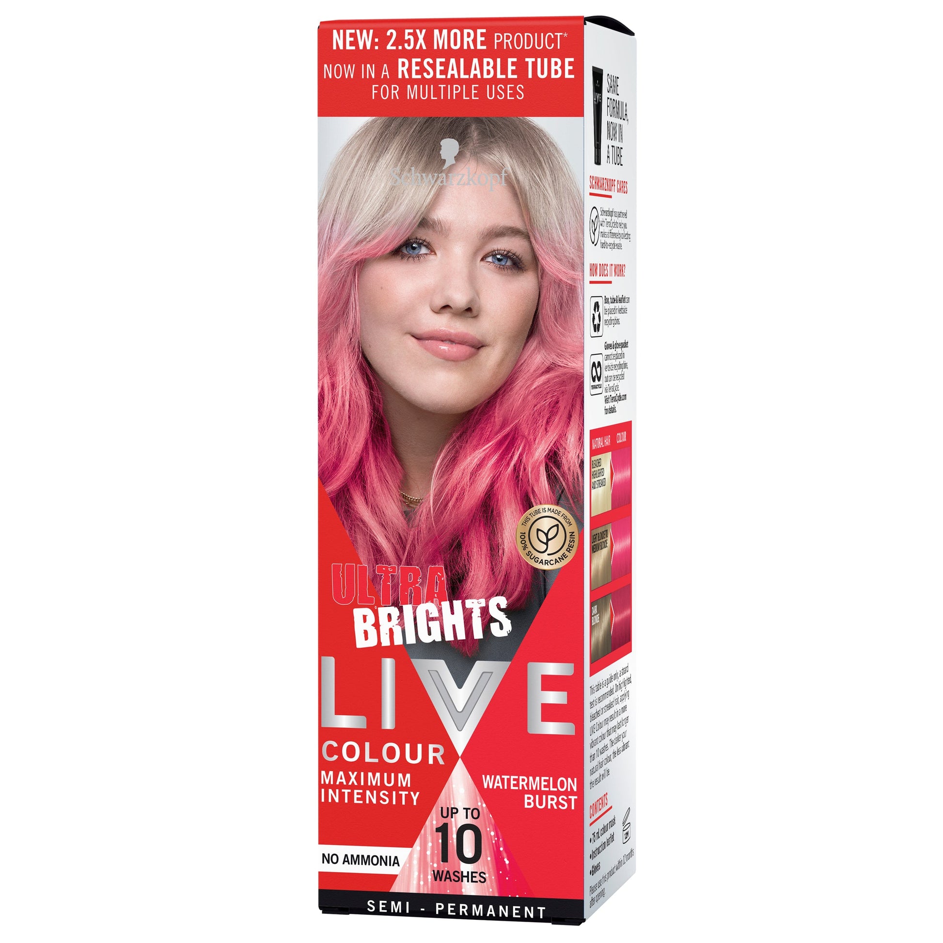 Schwarzkopf Live Colour Ultra Brights Watermelon Burst 75ml - Cutprice Online