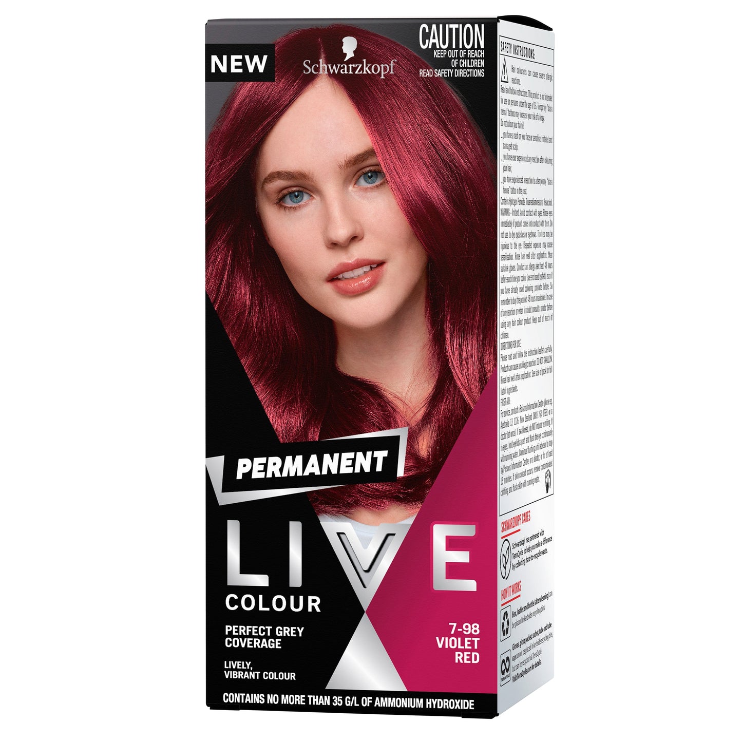 Schwarzkopf Live Salon Permanent 7-98 Violet Red - Cutprice Online