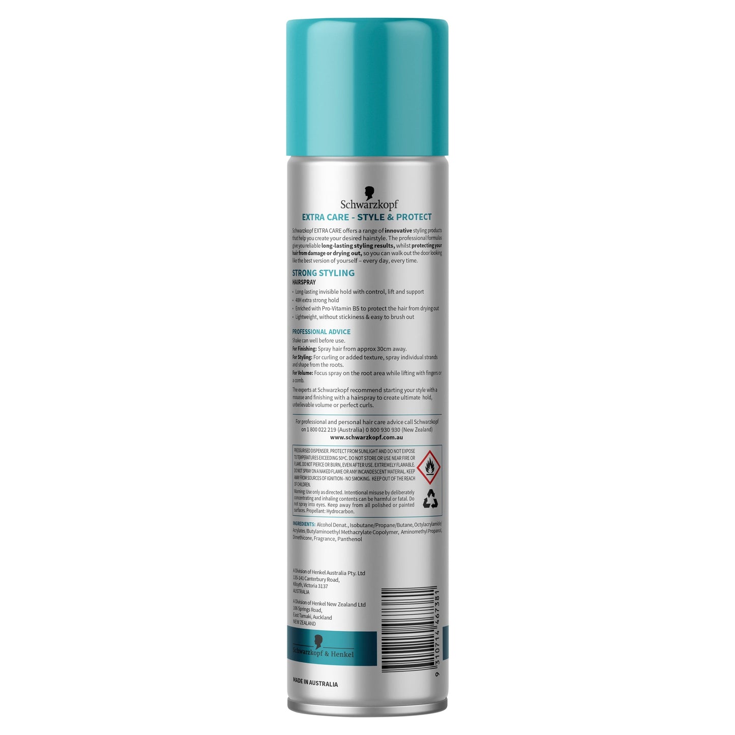 Schwarzkopf Extra Care Strong Styling Hair Spray 400g - Cutprice Online