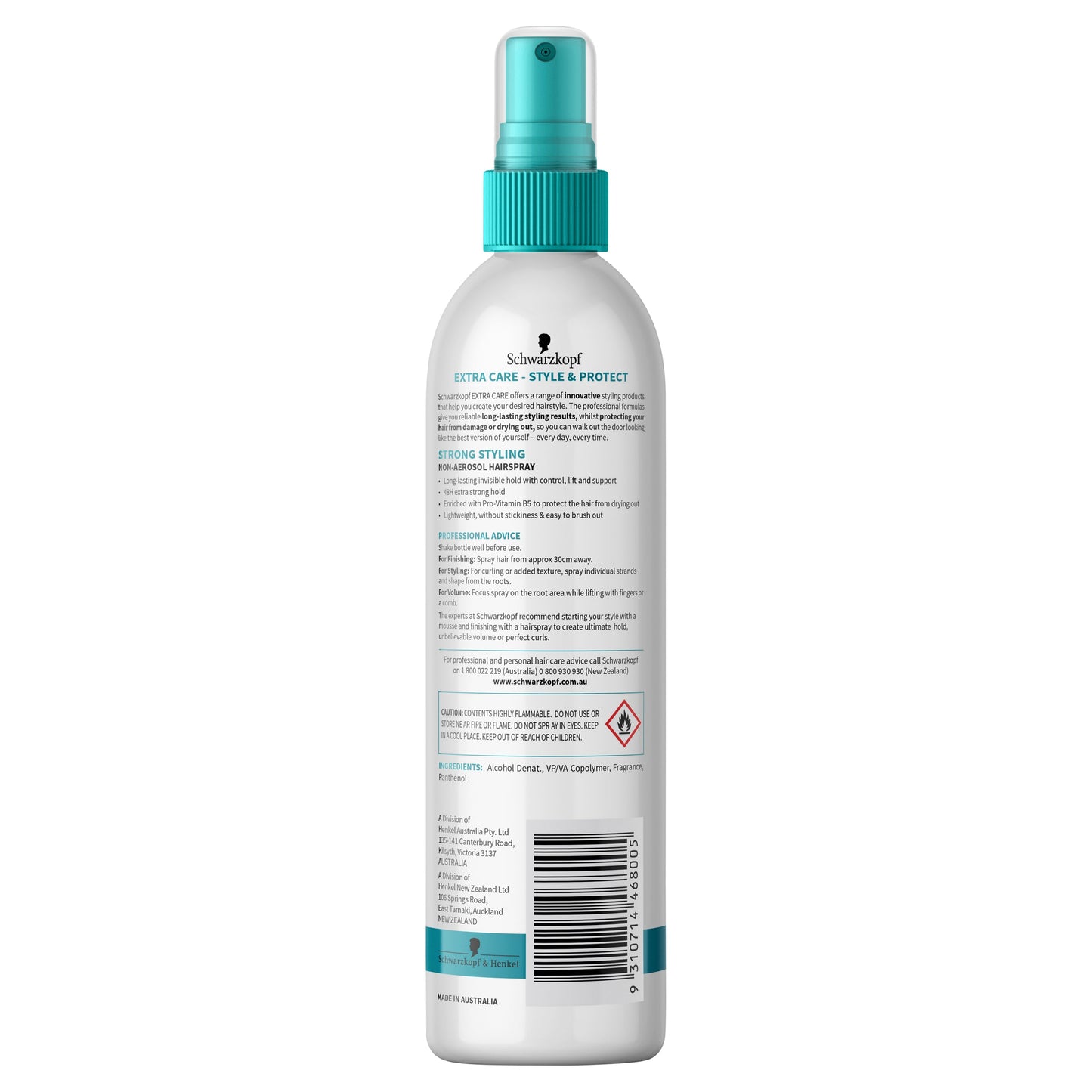 SCHWARZKOPF Extra Care Strong Styling Non-Aerosol Hairspray Extra Strong 200mL - Cutprice Online