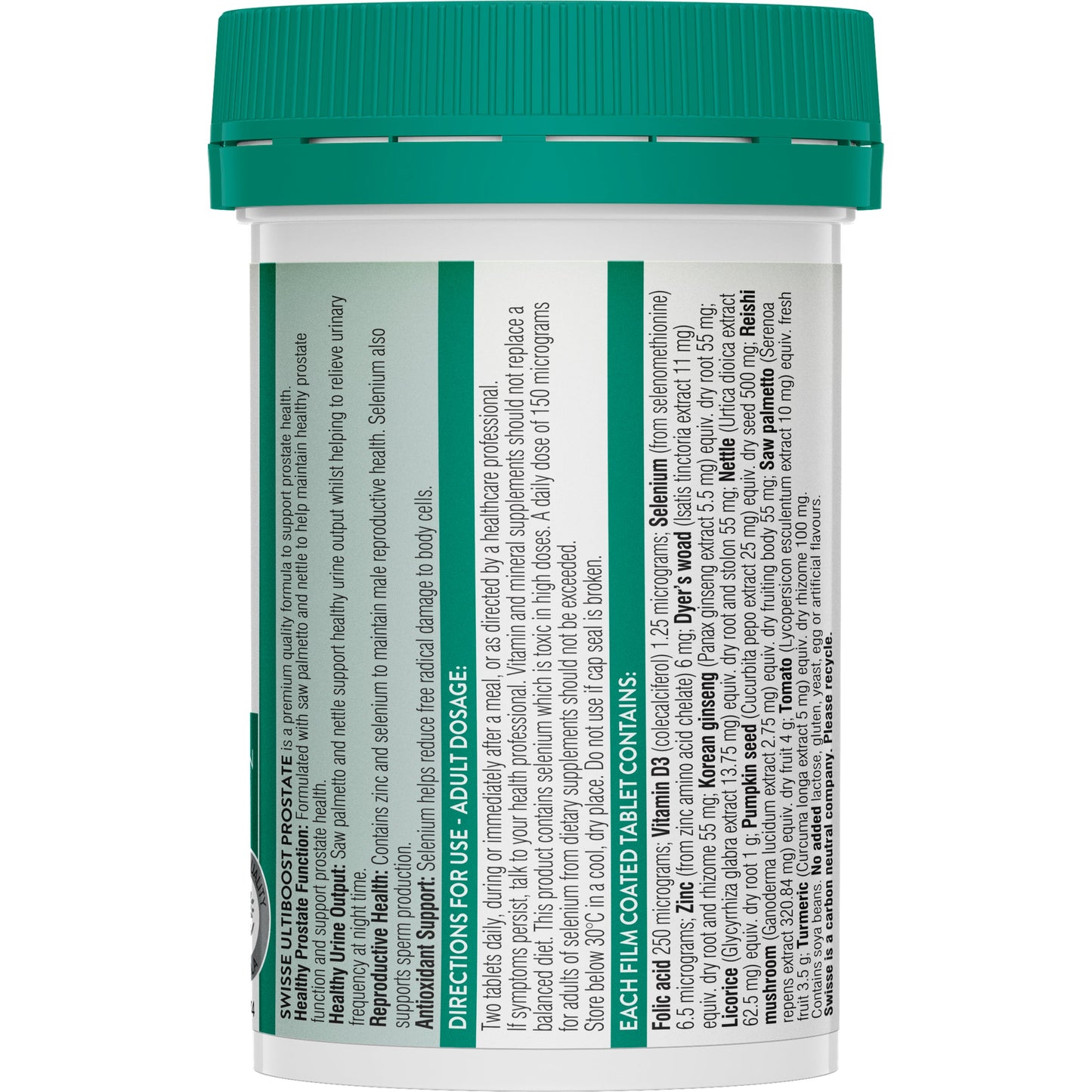 Swisse Ultiboost Prostate 50 Tablets - Cutprice Online