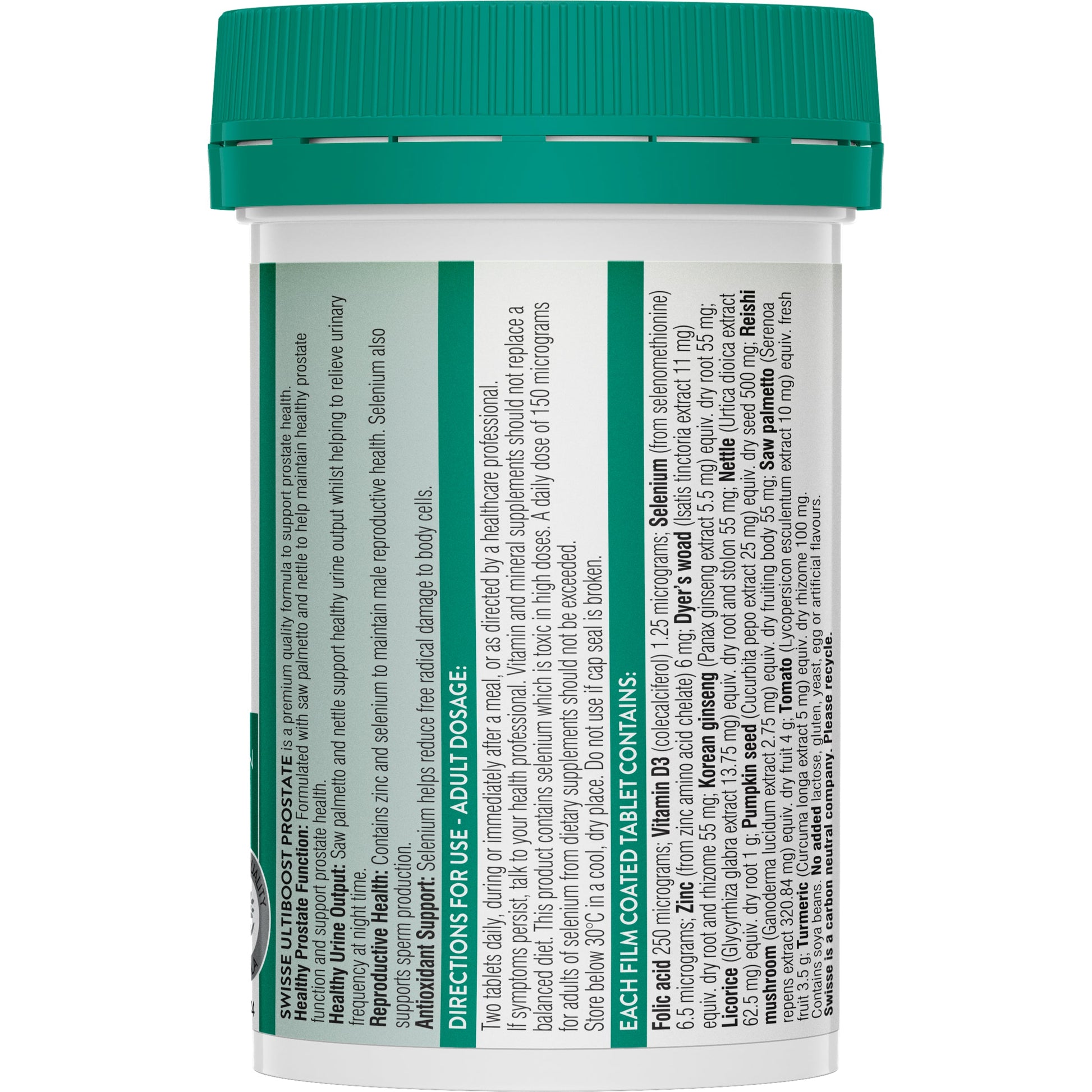 Swisse Ultiboost Prostate 50 Tablets - Cutprice Online