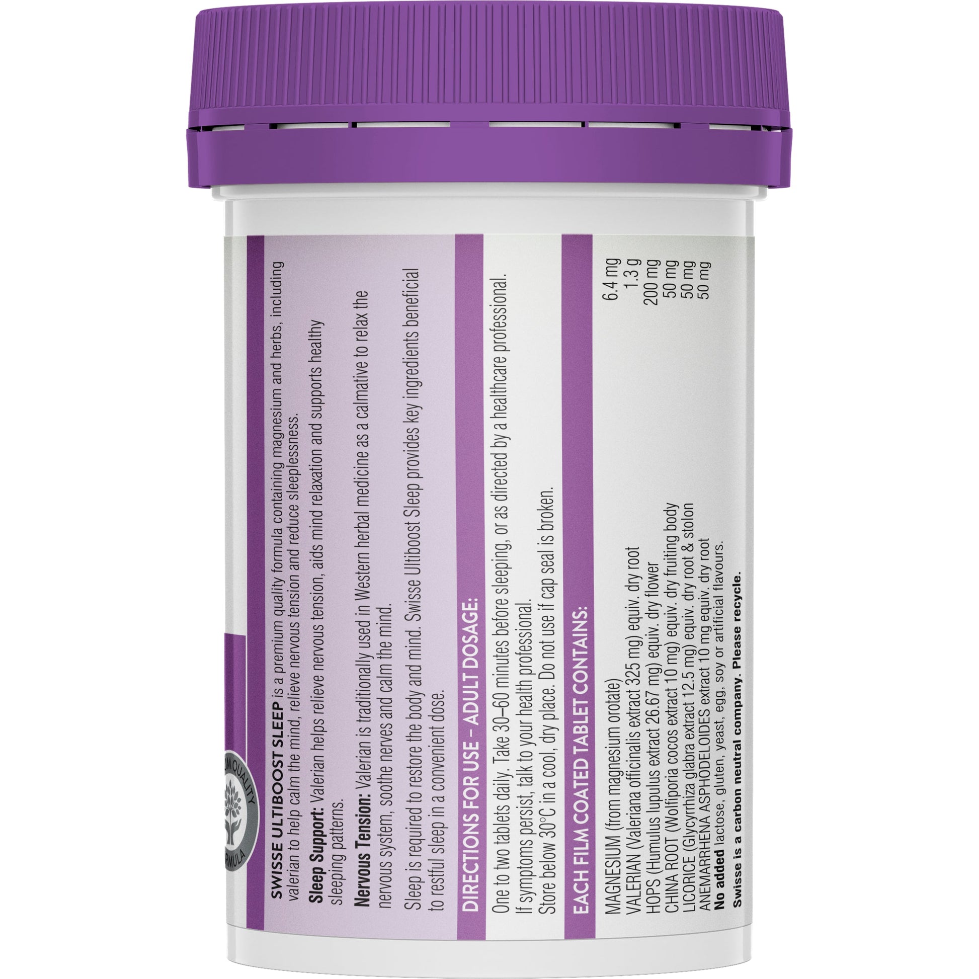 SWISSE Ultiboost Sleep 60 Tablets - Cutprice Online