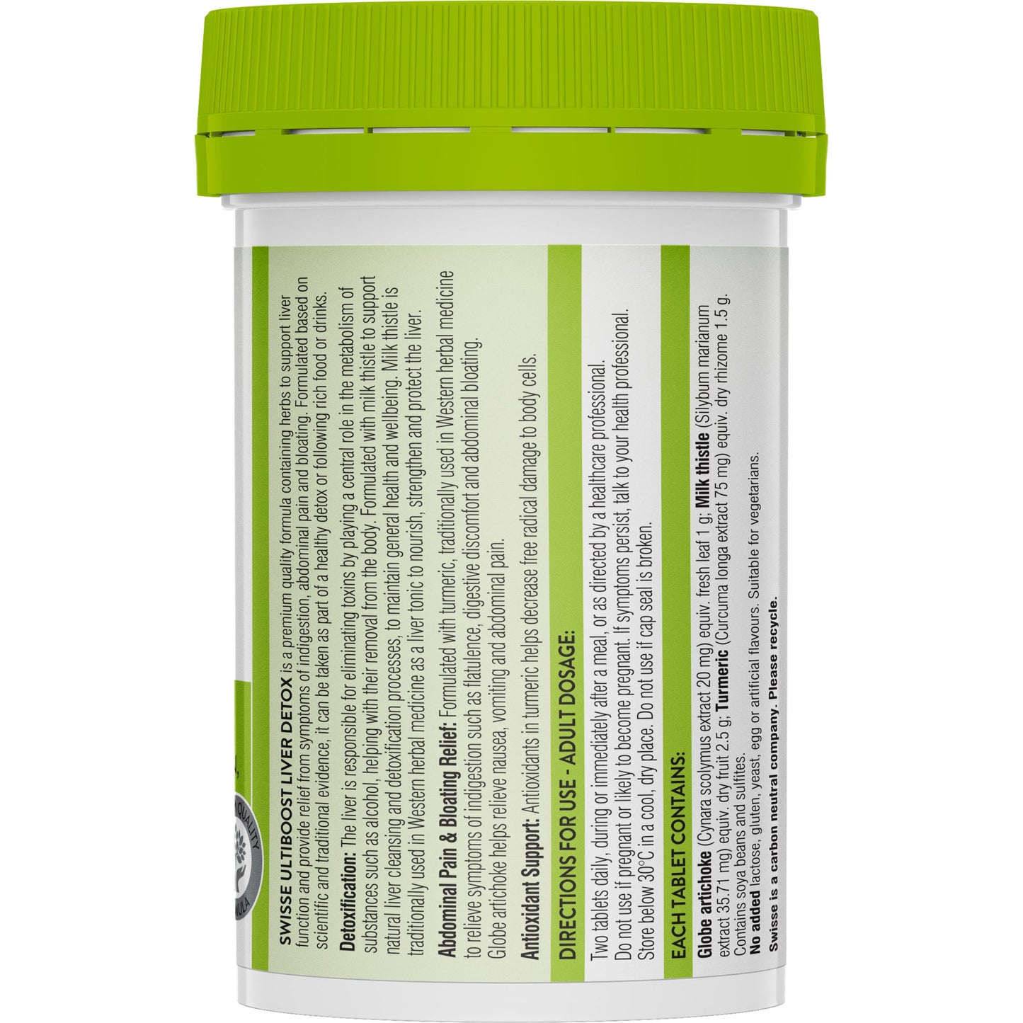 Swisse Ultiboost Liver Detox 60 Tablets - Cutprice Online