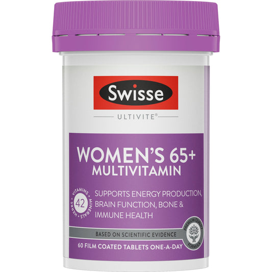 Swisse Women's Ultivite 65+ Multivitamin 60 Tablets - Cutprice Online
