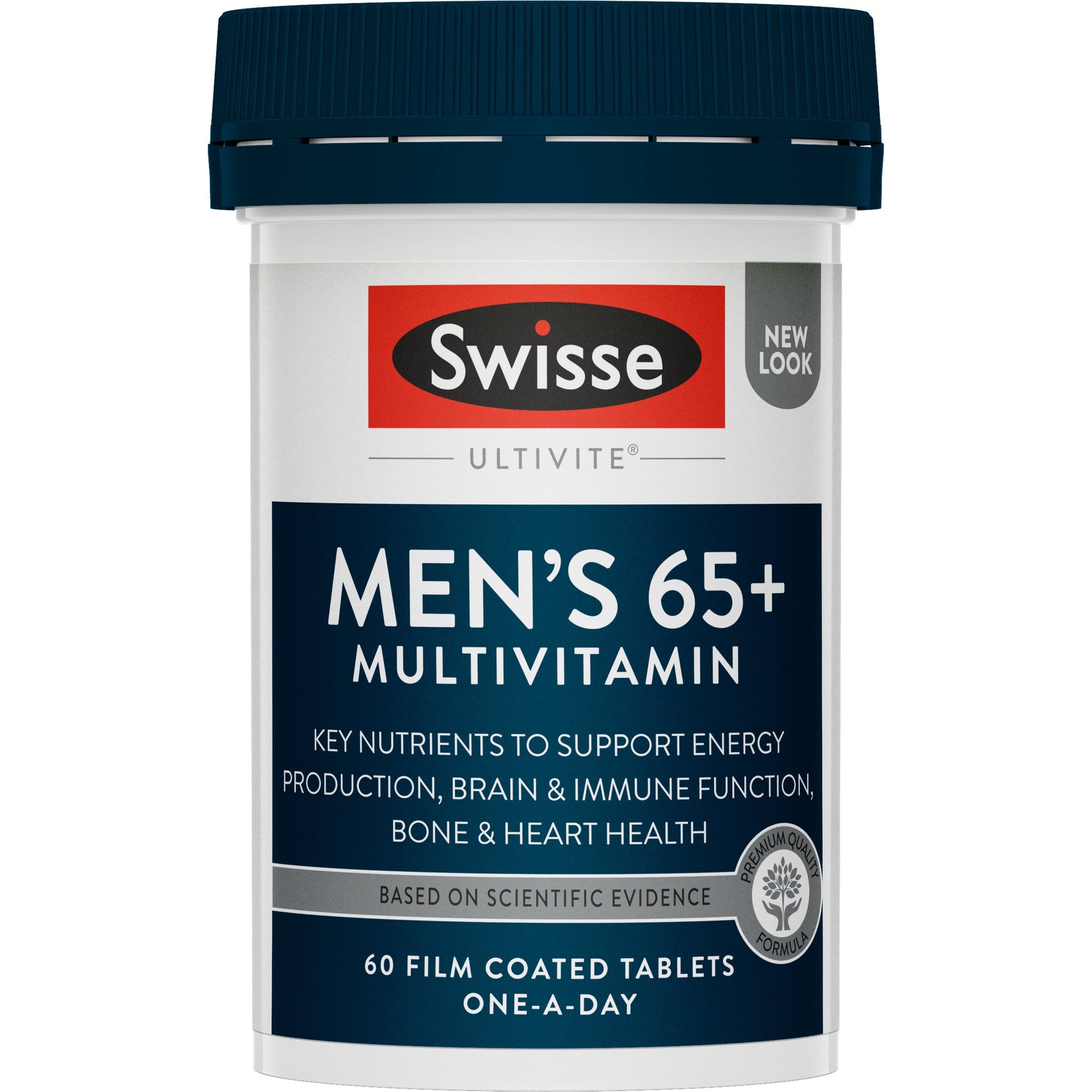 Swisse Men's Ultivite 65+ Multivitamin 60 Tablets - Cutprice Online