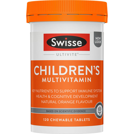 Swisse Children's Ultivite Multivitamin 120 Chewable Tablets - Cutprice Online