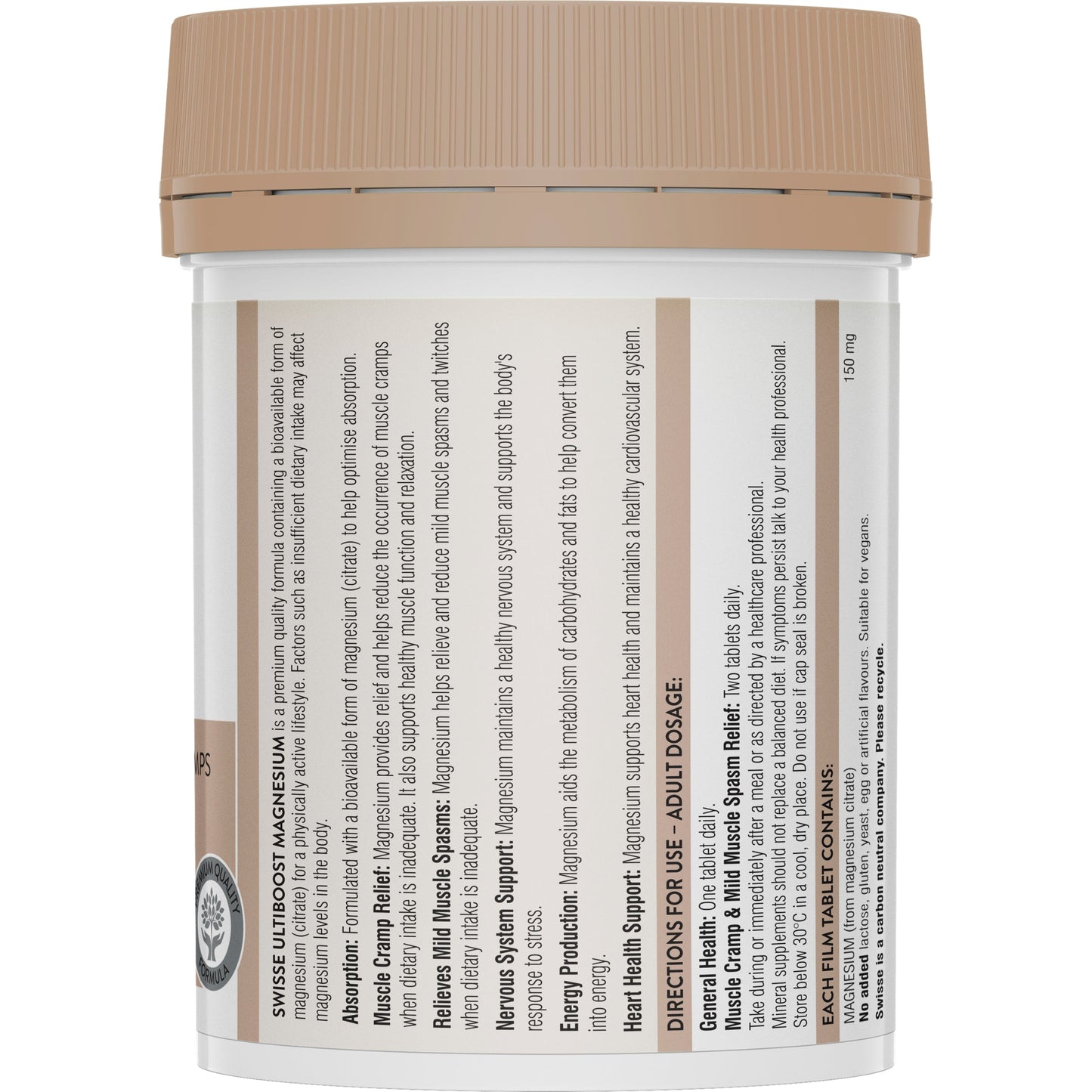 Swisse Ultiboost Magnesium 120 Tablets - Cutprice Online