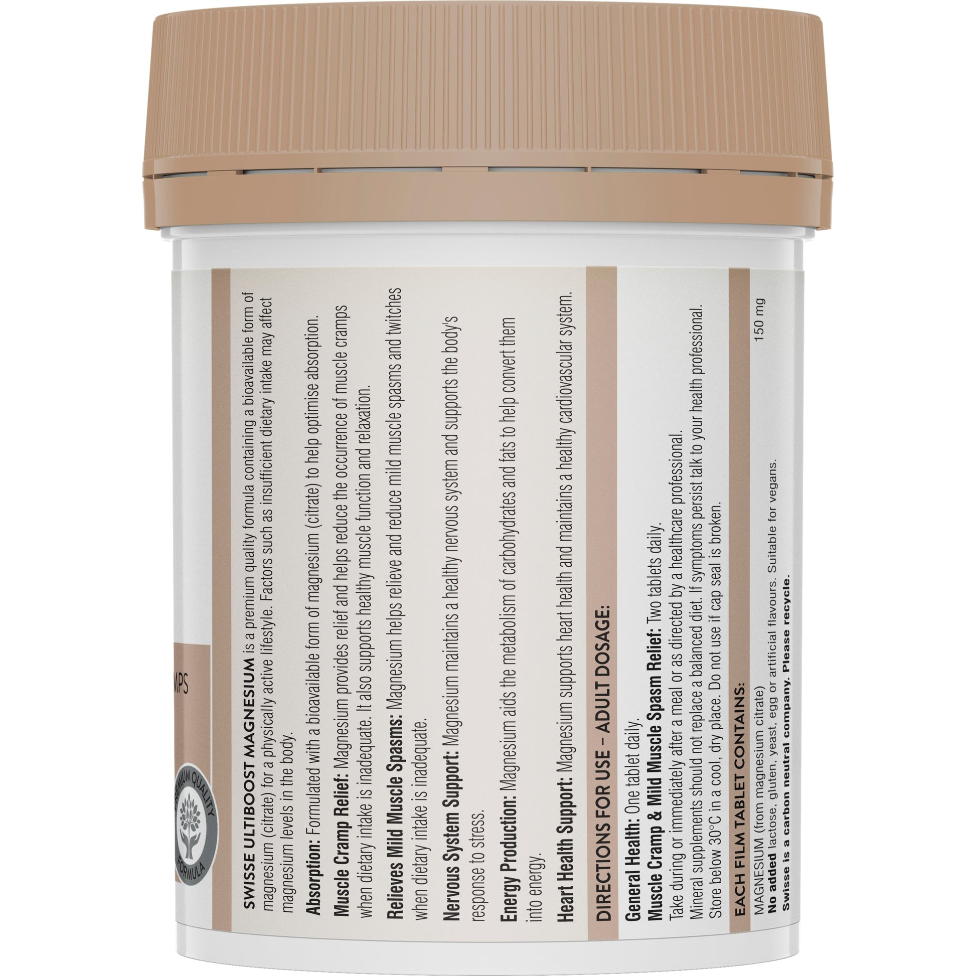 Swisse Ultiboost Magnesium 120 Tablets - Cutprice Online