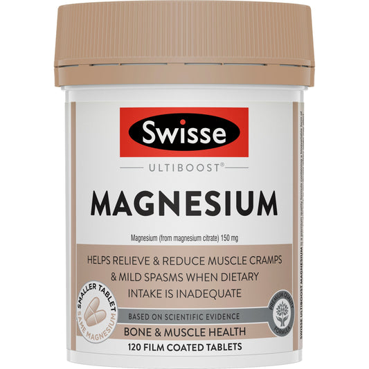 Swisse Ultiboost Magnesium 120 Tablets - Cutprice Online
