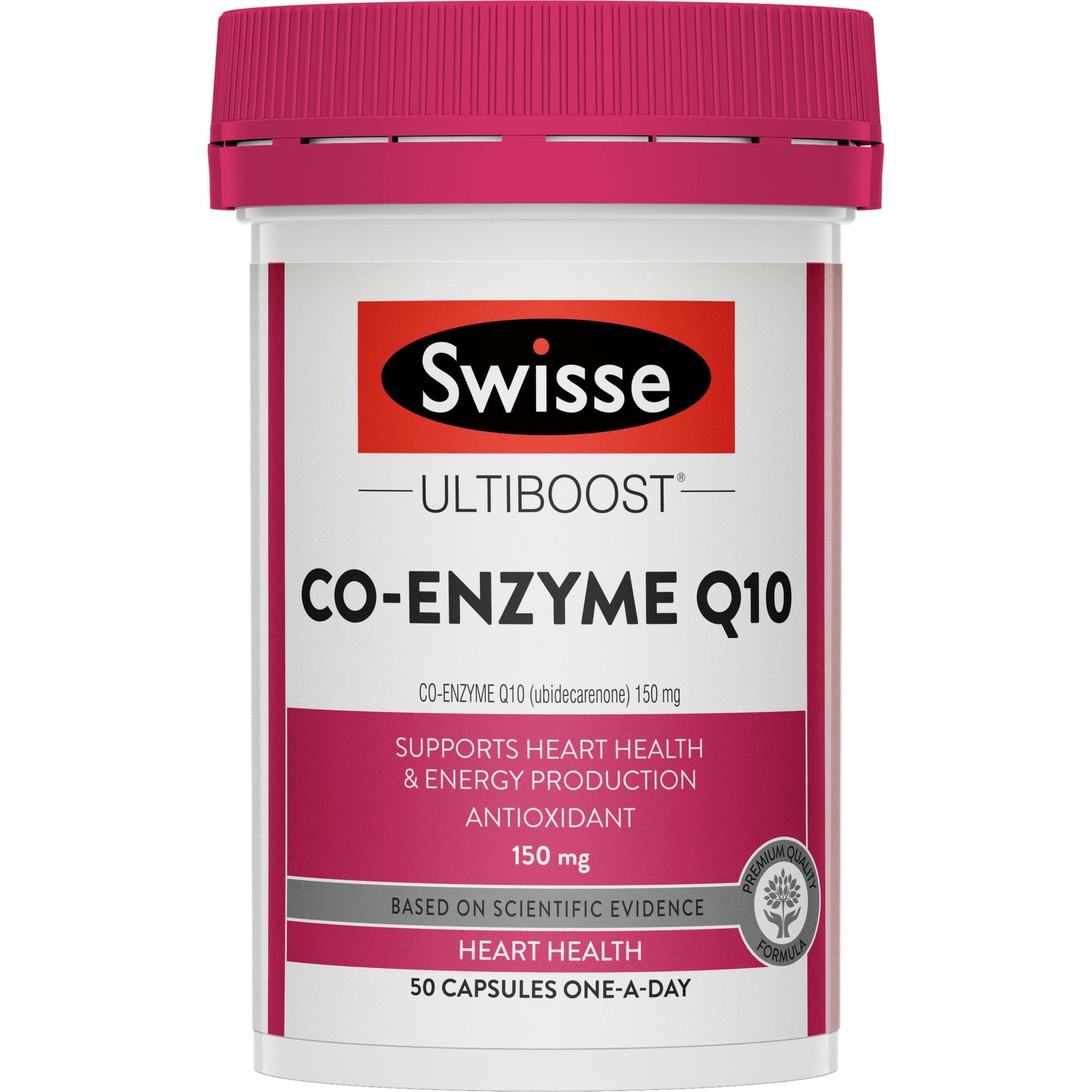 Swisse Ultiboost Co-Enzyme Q10 150mg 50 Capsules - Cutprice Online
