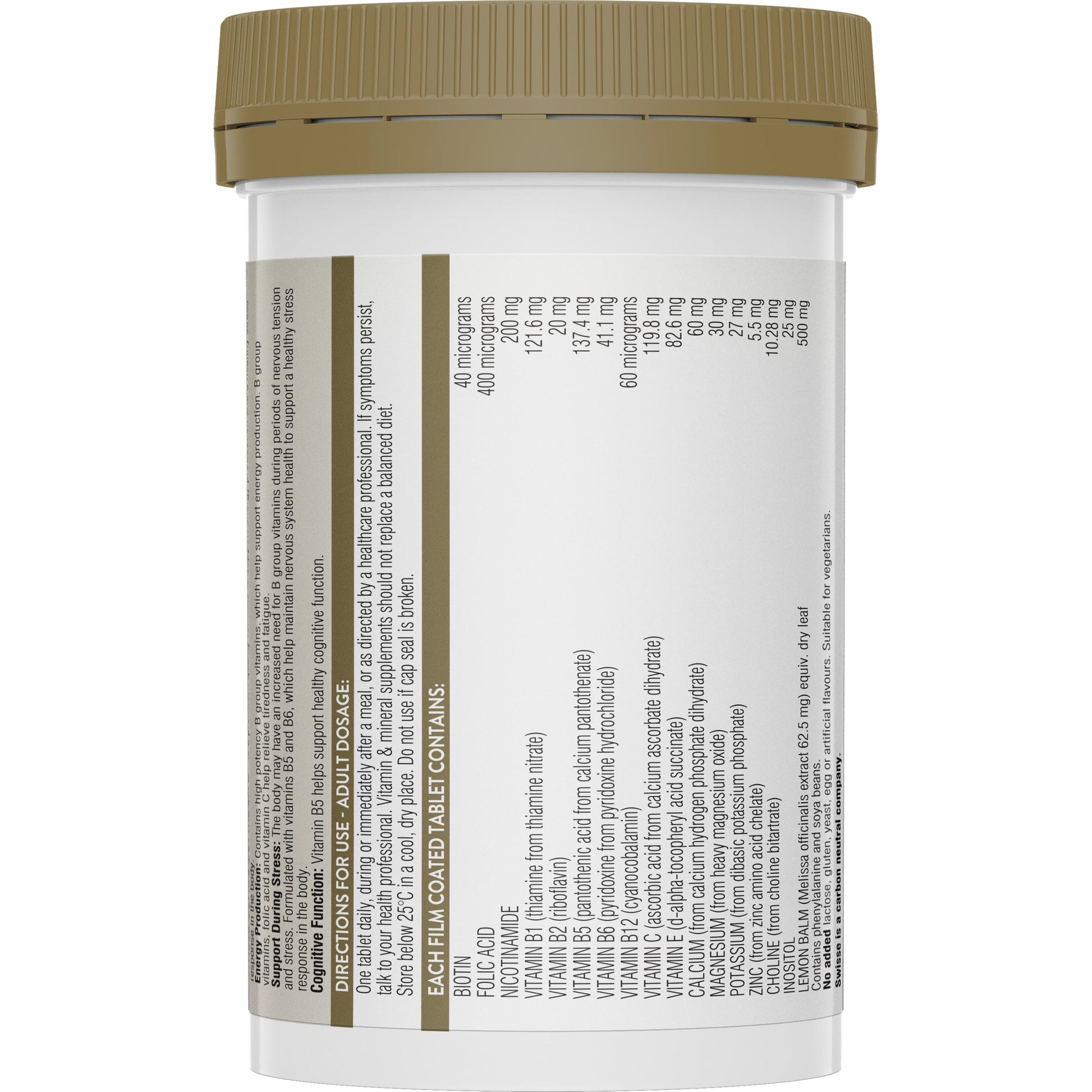 Swisse Ultiboost Mega B+ 60 Tablets - Cutprice Online