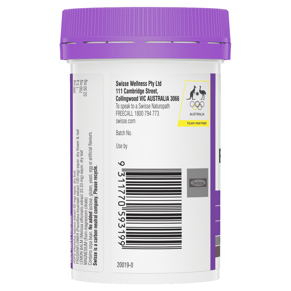 Swisse Ultiboost Relax & Sleep 60 Tablets - Cutprice Online