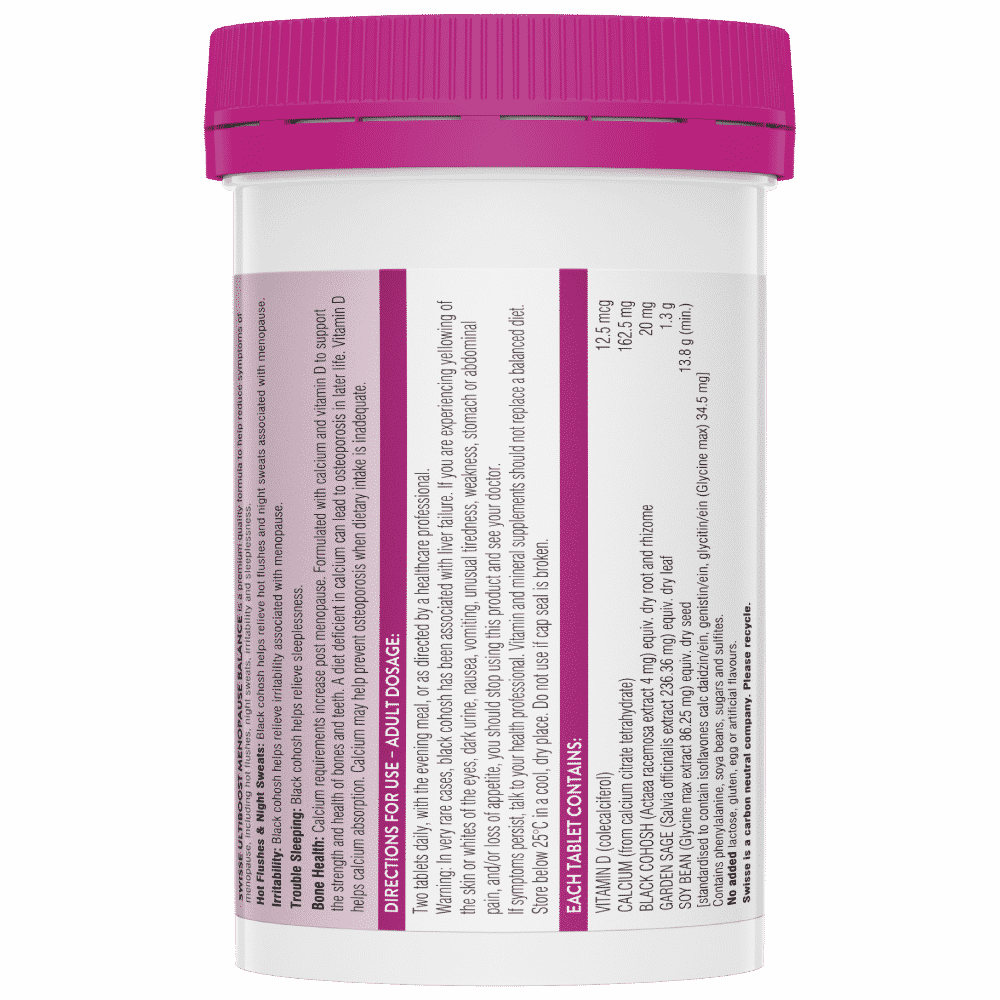 Swisse Menopause Balance 60 Tablets - Cutprice Online
