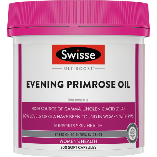 Swisse Ultiboost Evening Primrose Oil 200 Capsules - Cutprice Online