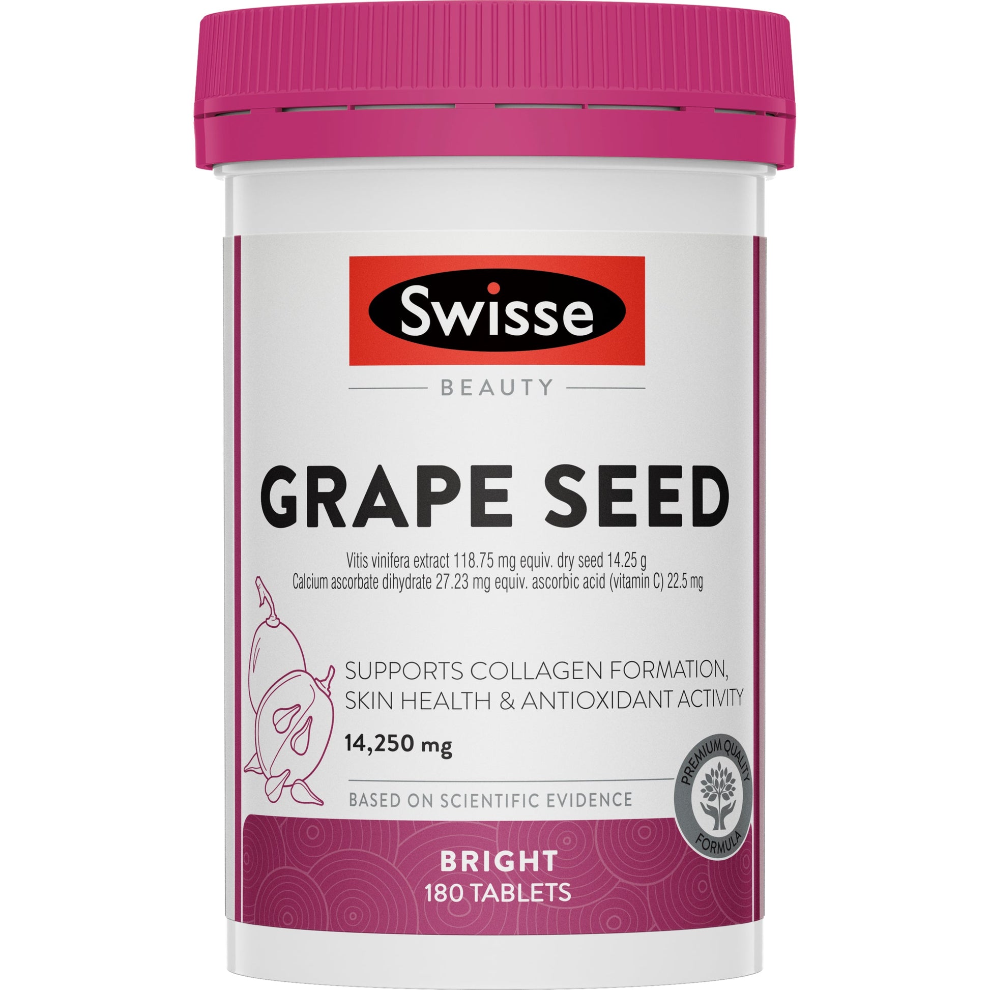 Swisse Grape Seed 14,250mg 180 Tablets - Cutprice Online