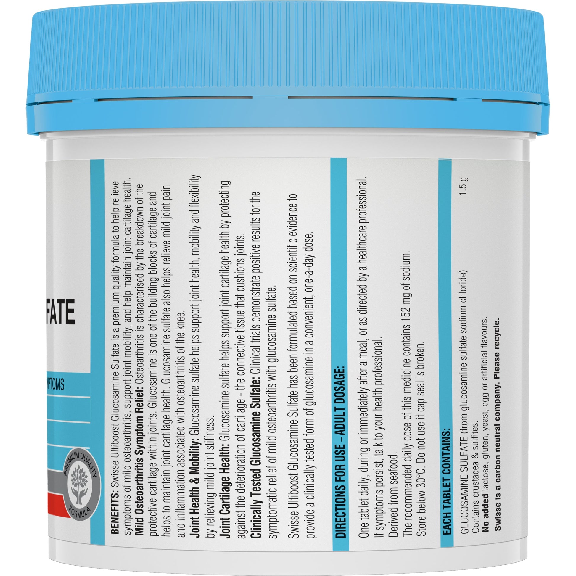 Swisse Ultiboost Glucosamine Sulfate 180 Tablets - Cutprice Online
