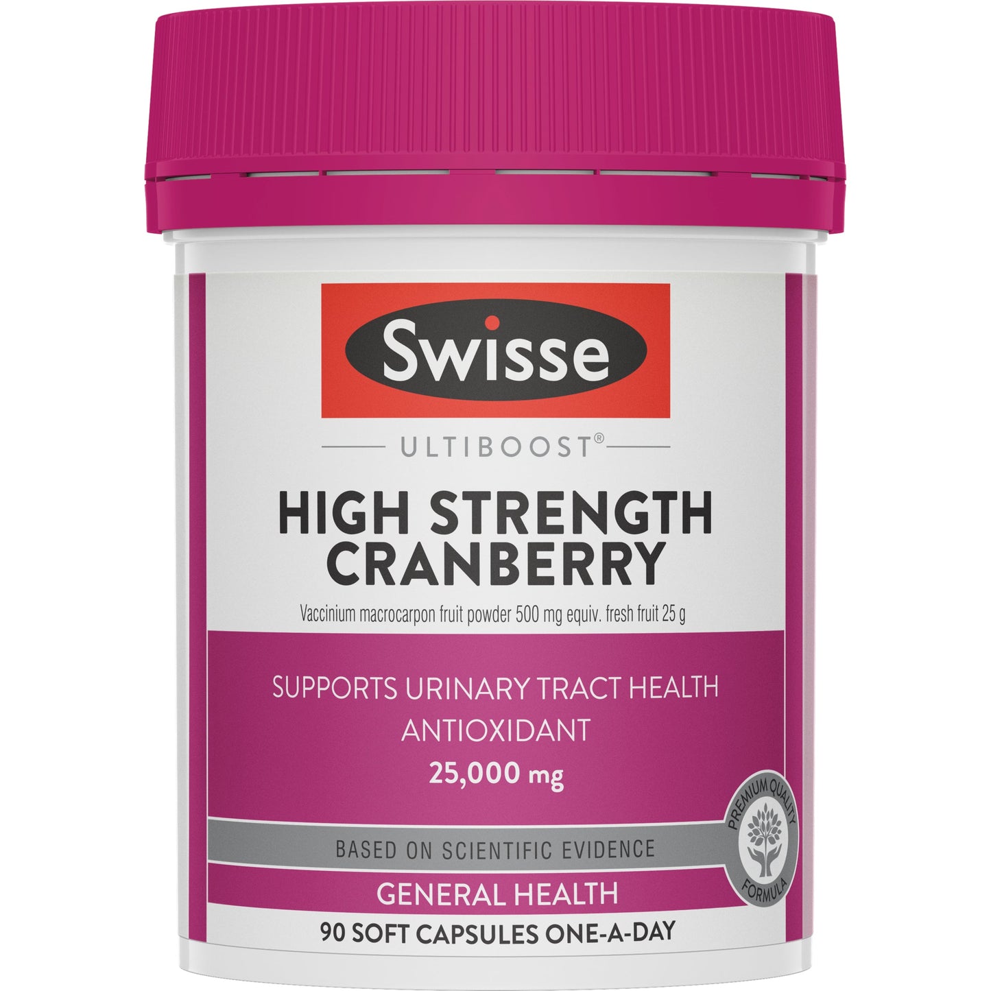 Swisse Ultiboost High Strength Cranberry 25,000mg 90 Capsules - Cutprice Online