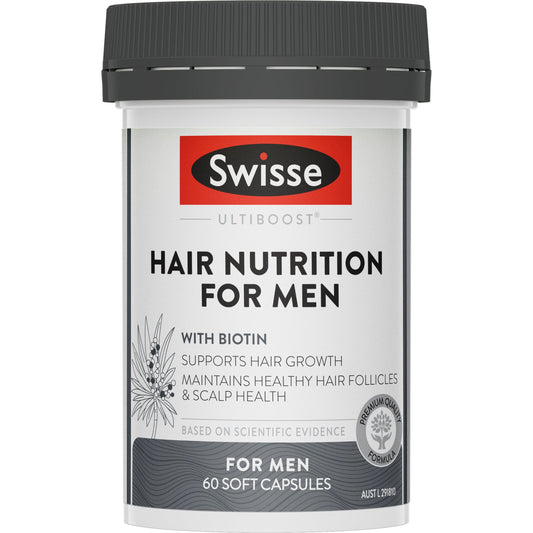 Swisse Hair Nutrition For Men 60 Capsules - Cutprice Online